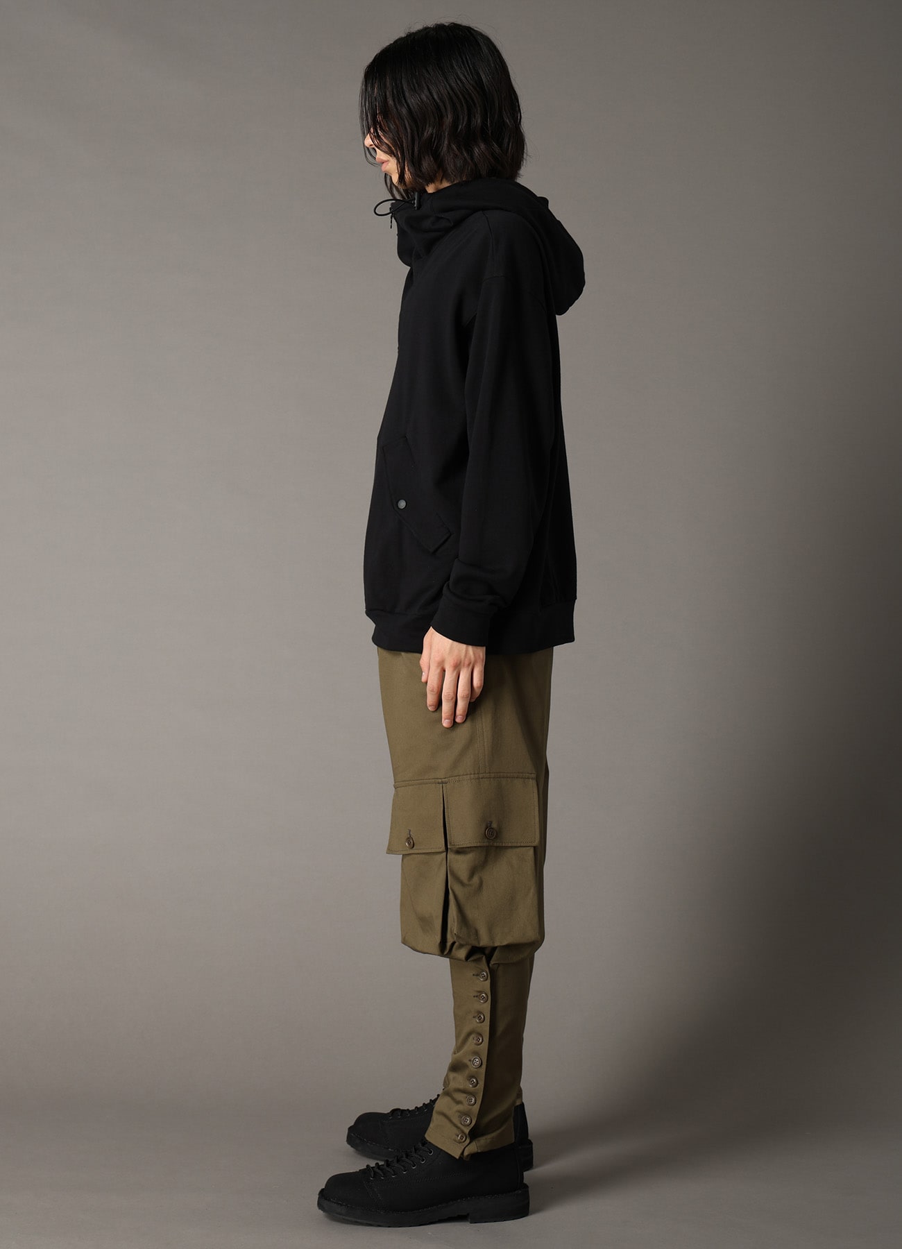 MINI FRENCH TERRY ANORAK HOODIE