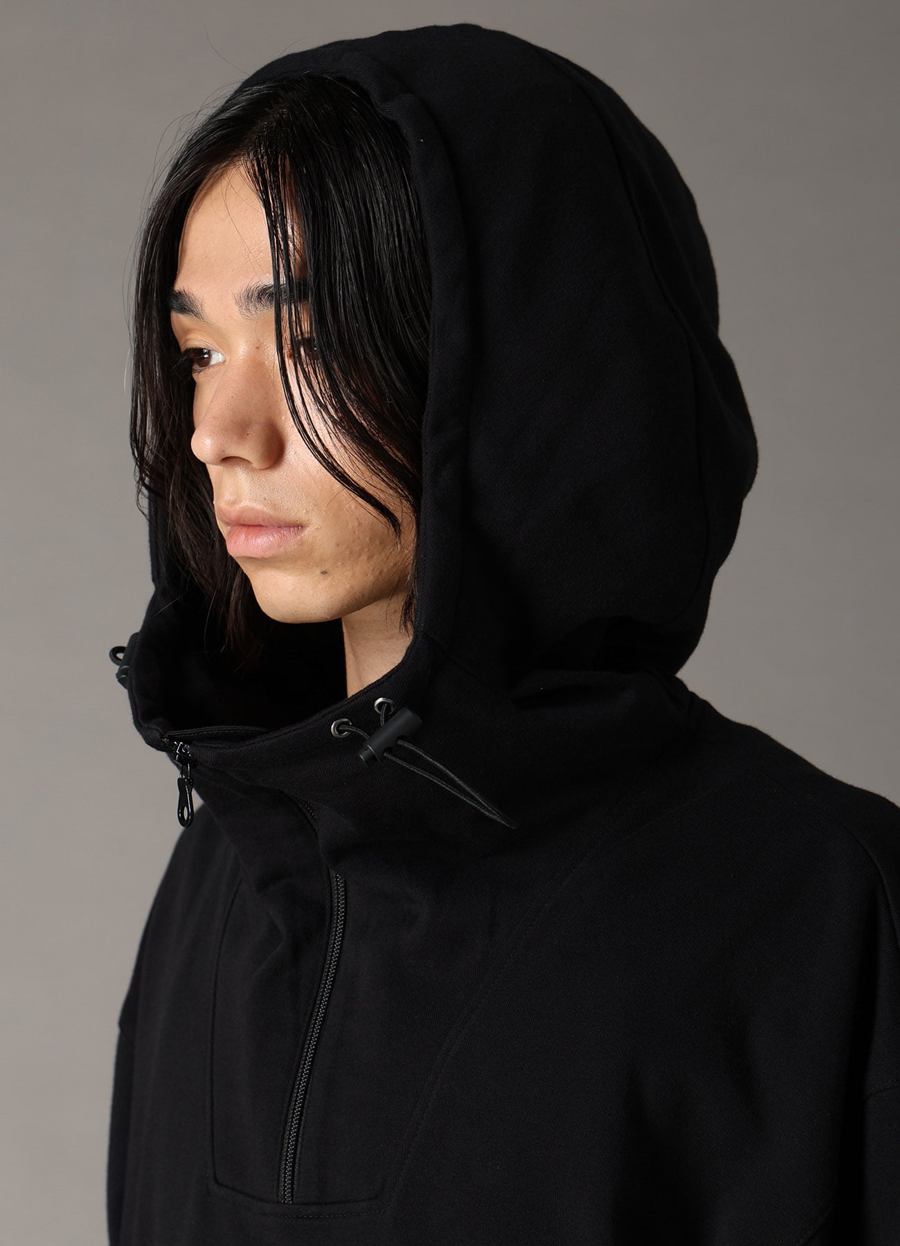 MINI FRENCH TERRY ANORAK HOODIE