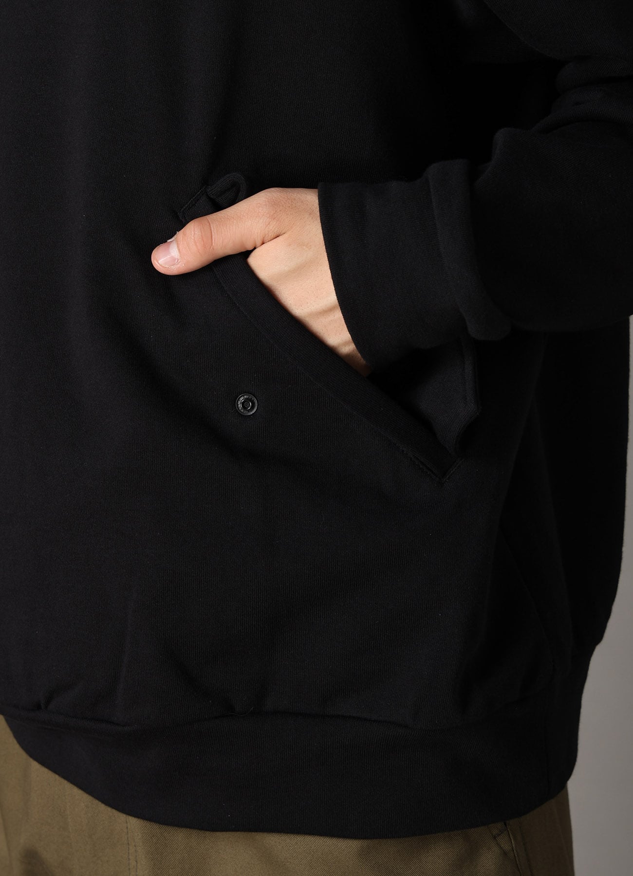 MINI FRENCH TERRY ANORAK HOODIE