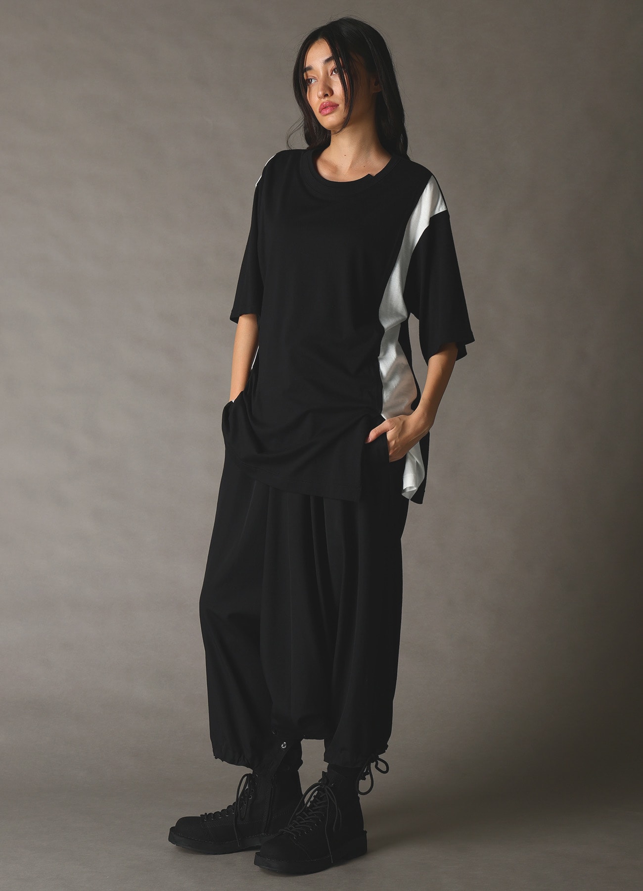 COMBINATION JERSEY MIX T-SHIRT