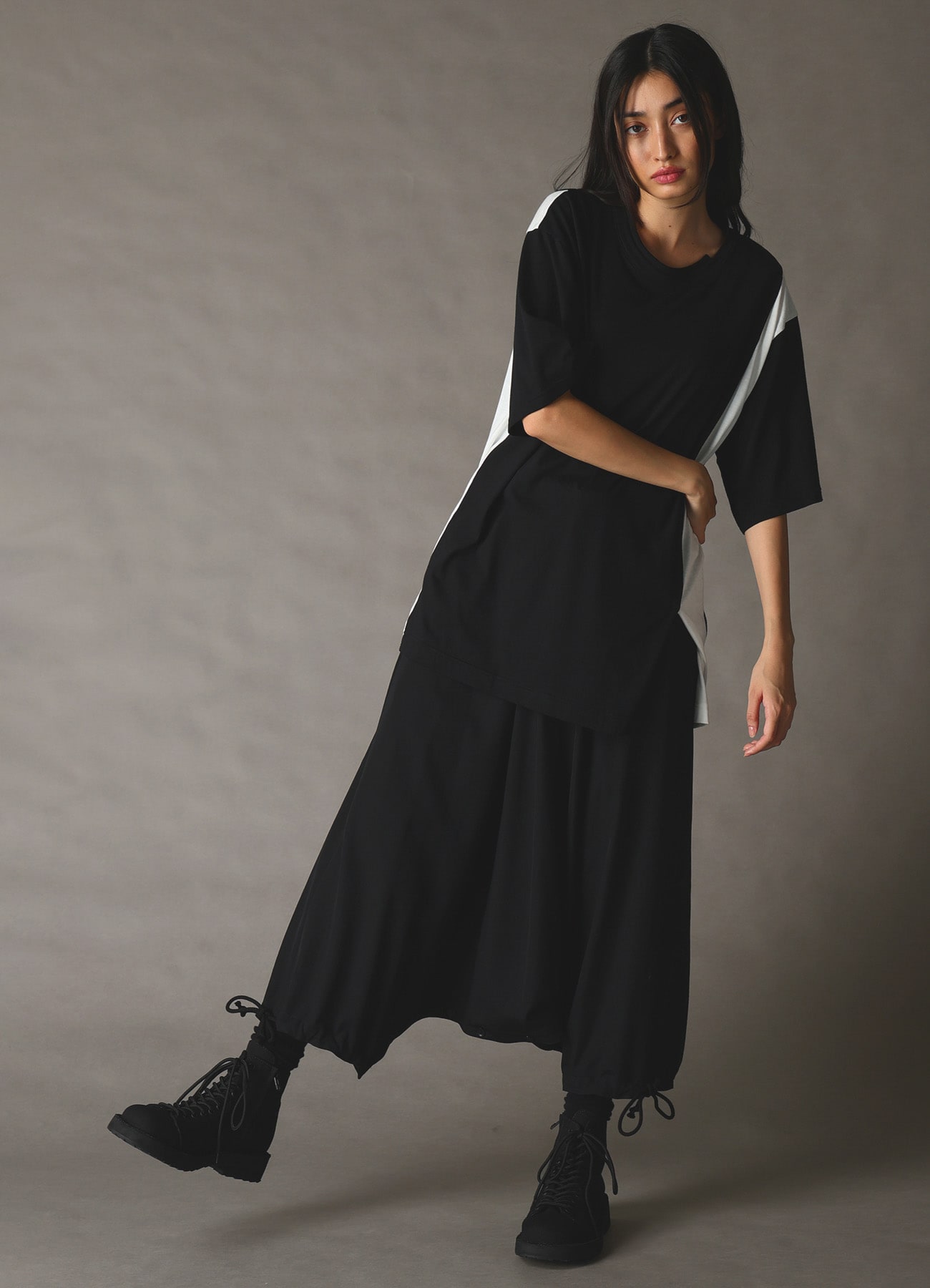 COMBINATION JERSEY MIX T-SHIRT