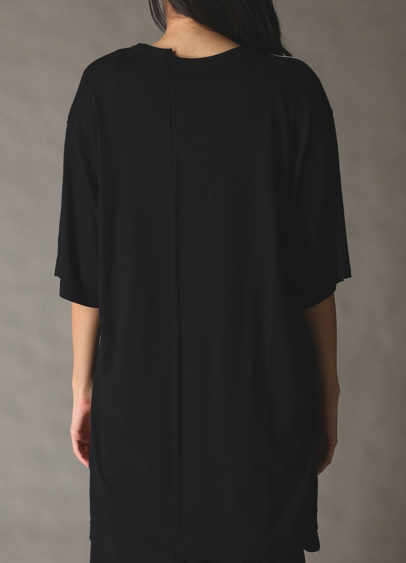 COMBINATION JERSEY SHORT SLEEB T-SHIRT