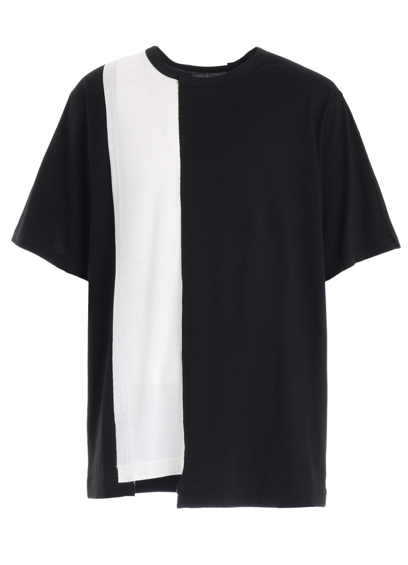 COMBINATION JERSEY SHORT SLEEB T-SHIRT