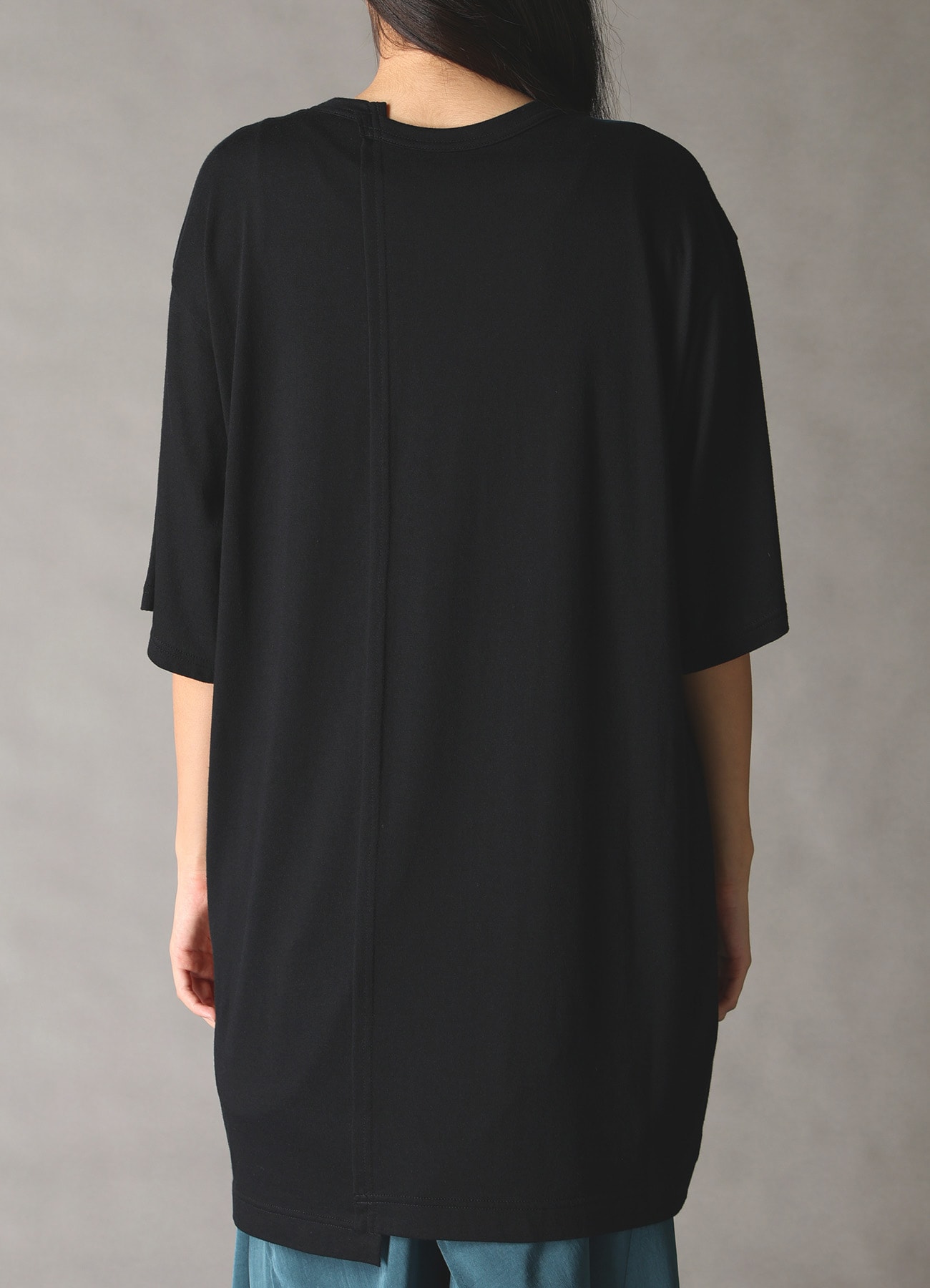 COMBINATION JERSEY SHORT SLEEB T-SHIRT