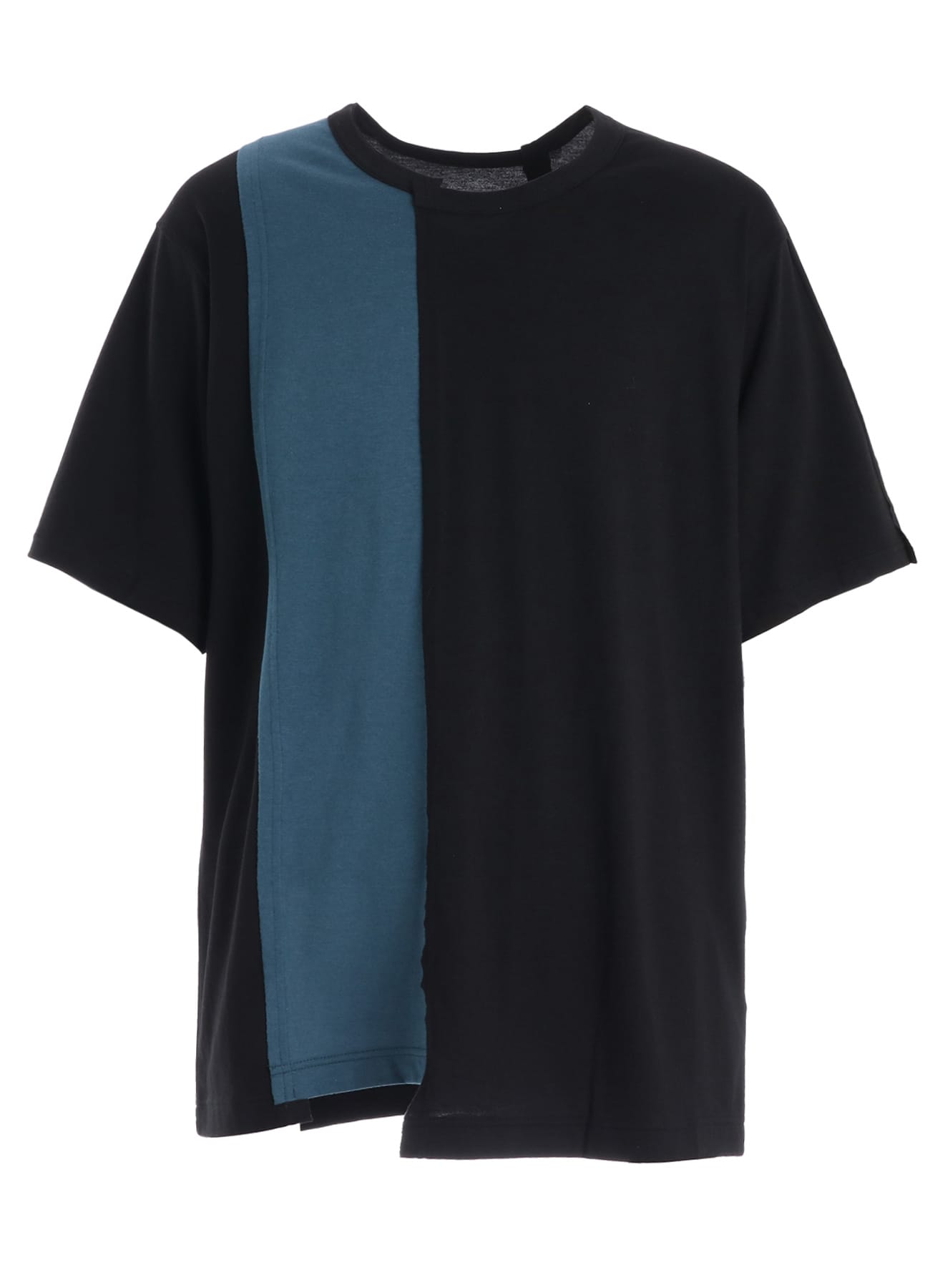 COMBINATION JERSEY SHORT SLEEB T-SHIRT