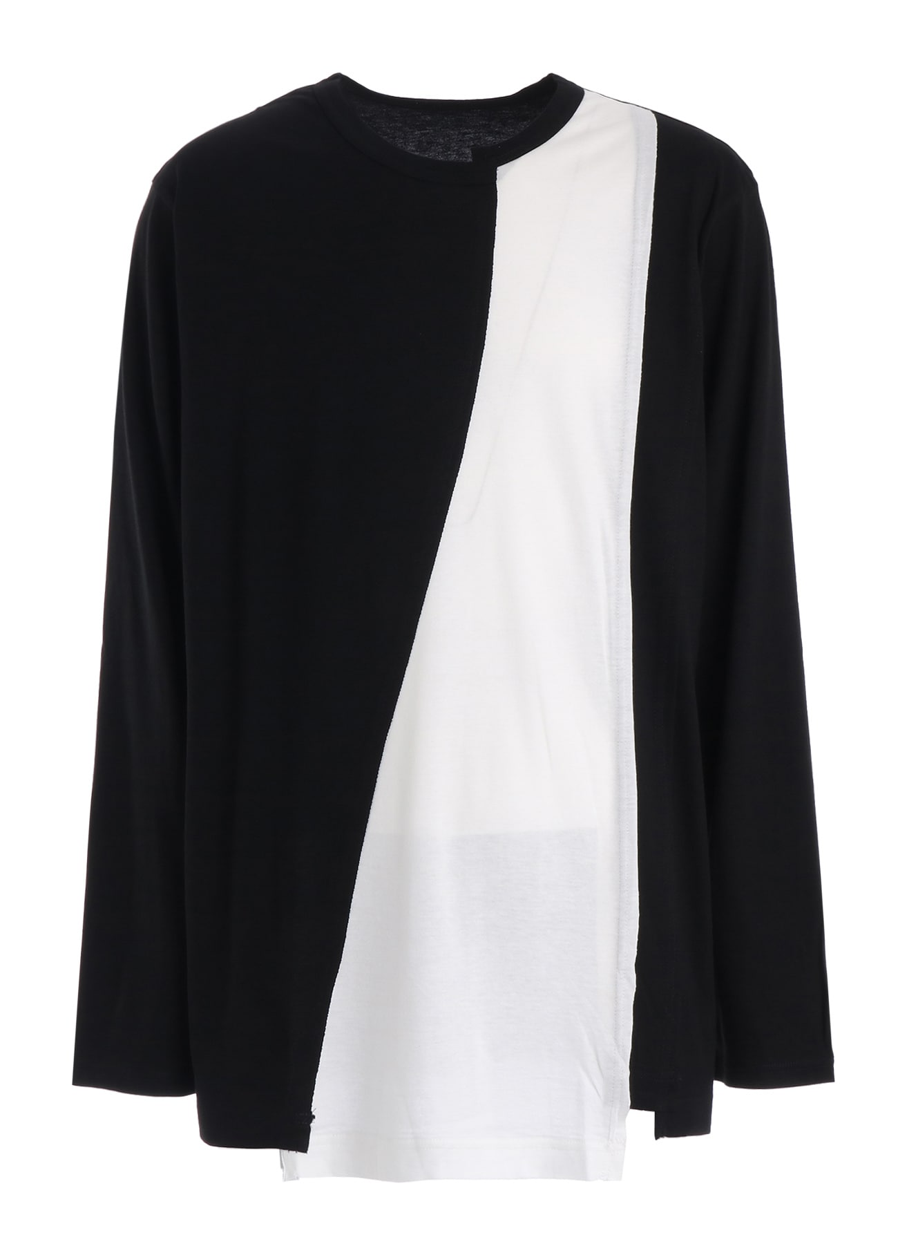 COMBINATION JERSEY LONG SLEEB T-SHIRT