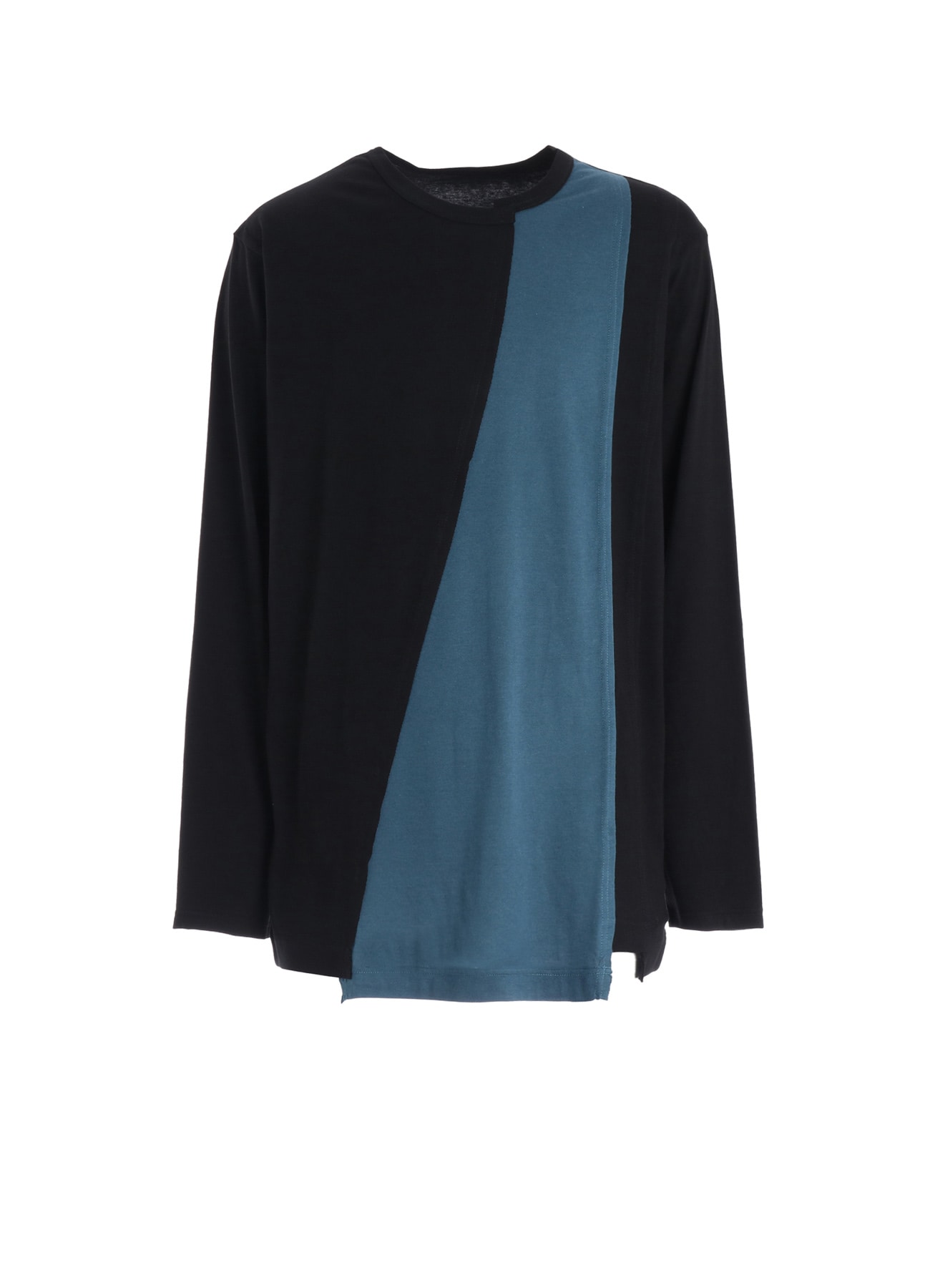 COMBINATION JERSEY LONG SLEEB T-SHIRT