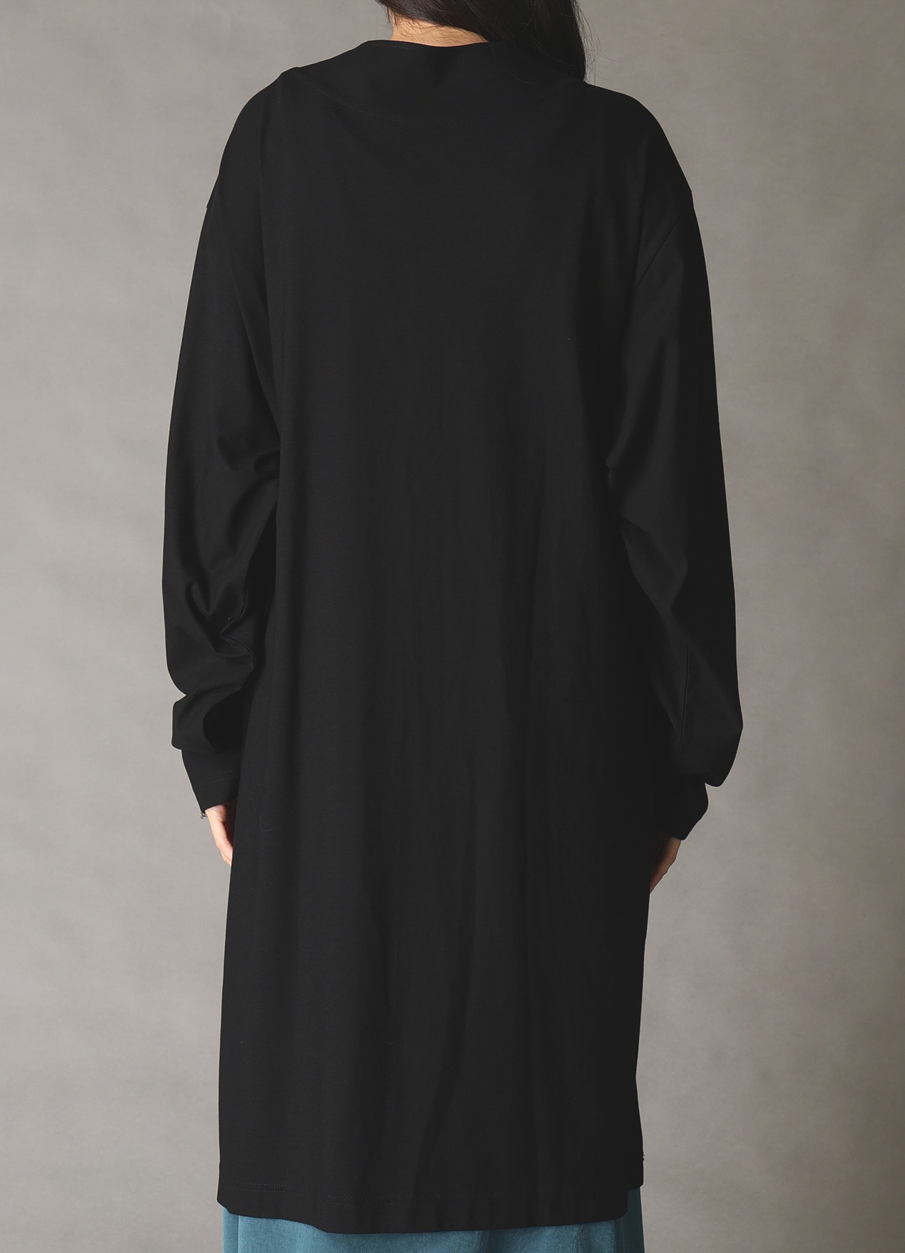 30 HARD TWIST STRETCH JERSEY LONG CARDIGAN