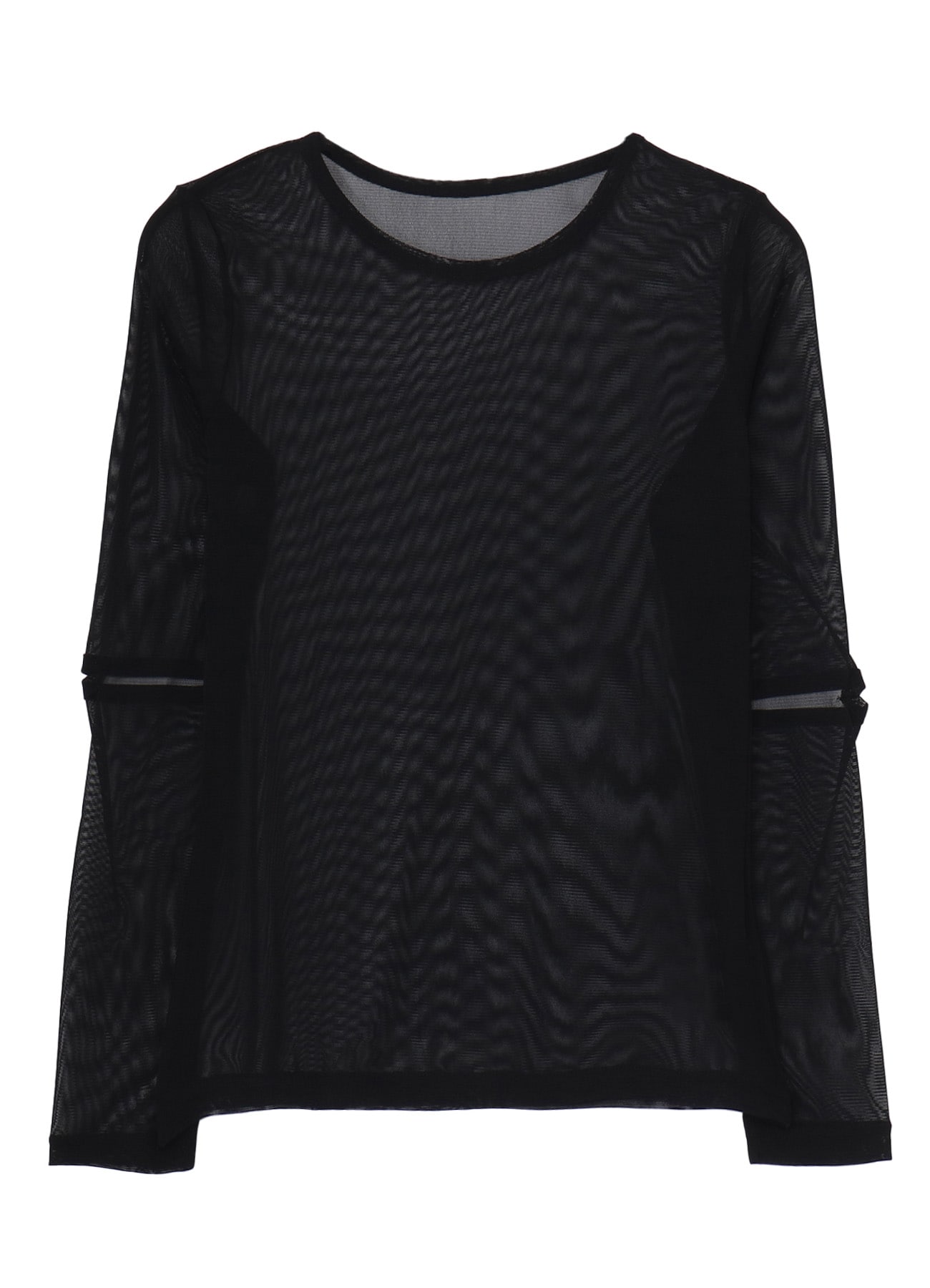 SOFT TULLE ELBOW CUT-OUT TOP