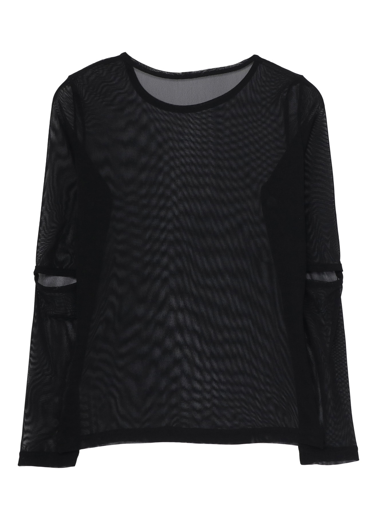 SOFT TULLE ELBOW CUT-OUT TOP