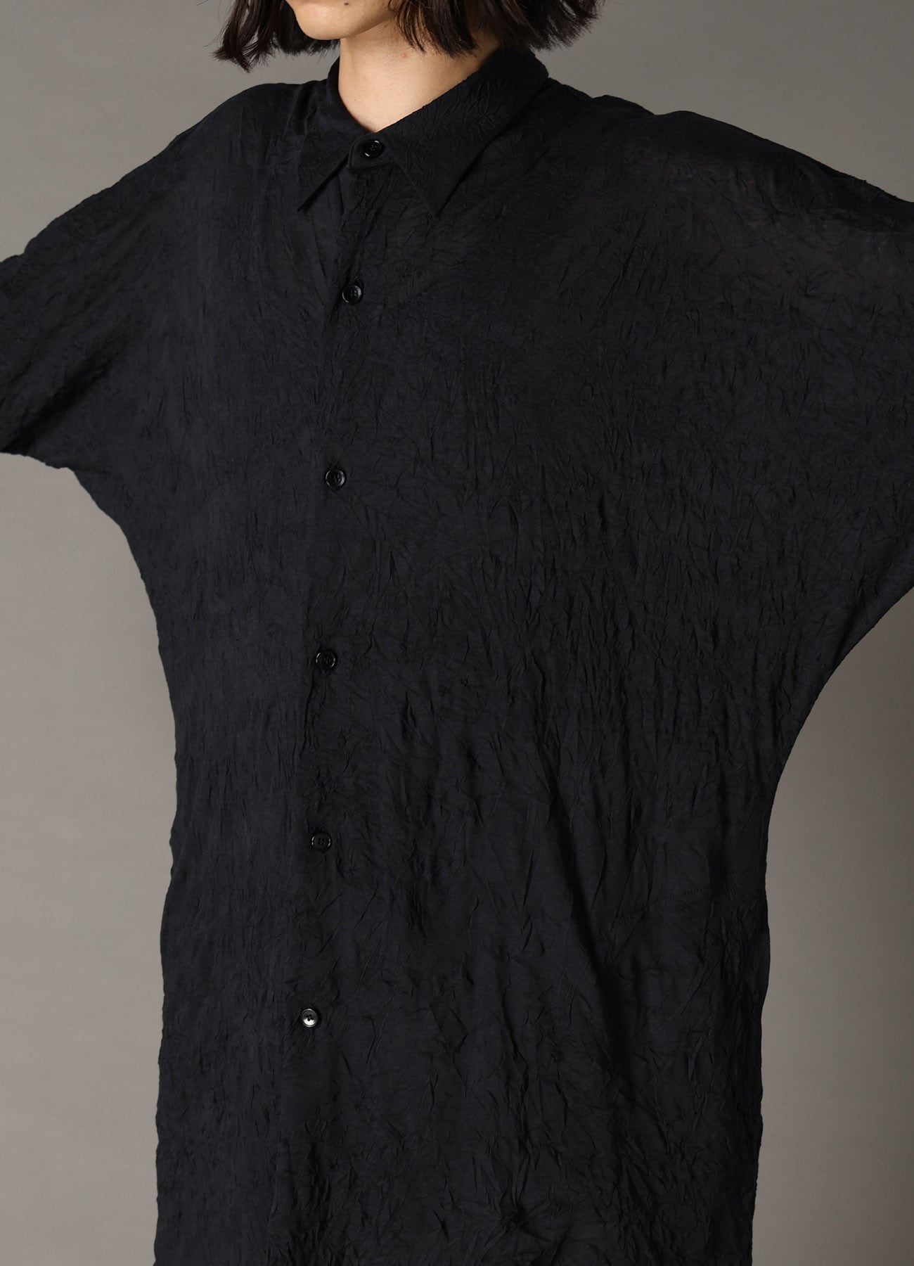 T/C WASHER JERSEY FRONT BUTTON SHIRT