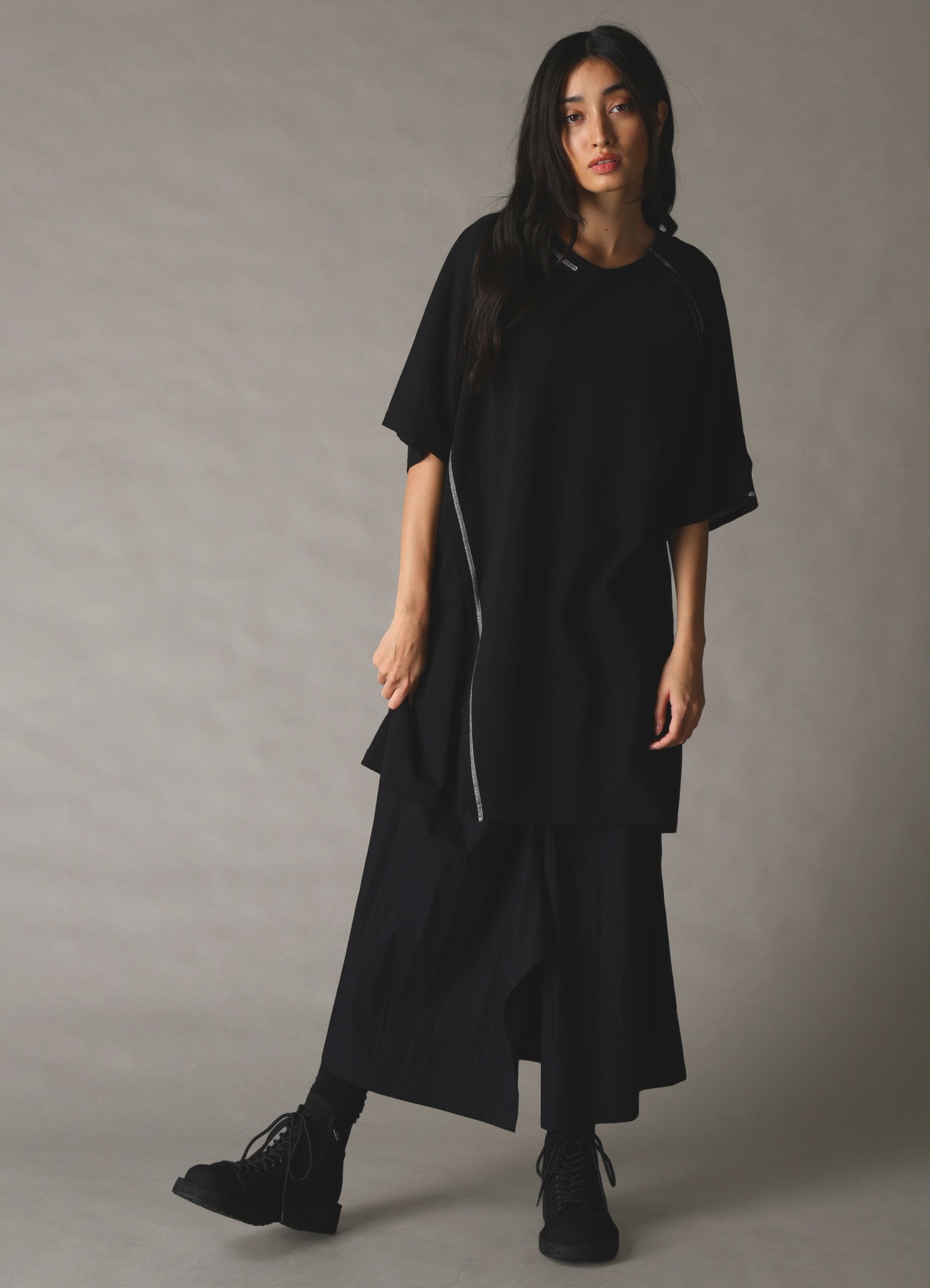 SLUB JERSEY RAGLAN SHORT-SLEEVE T-SHIRT