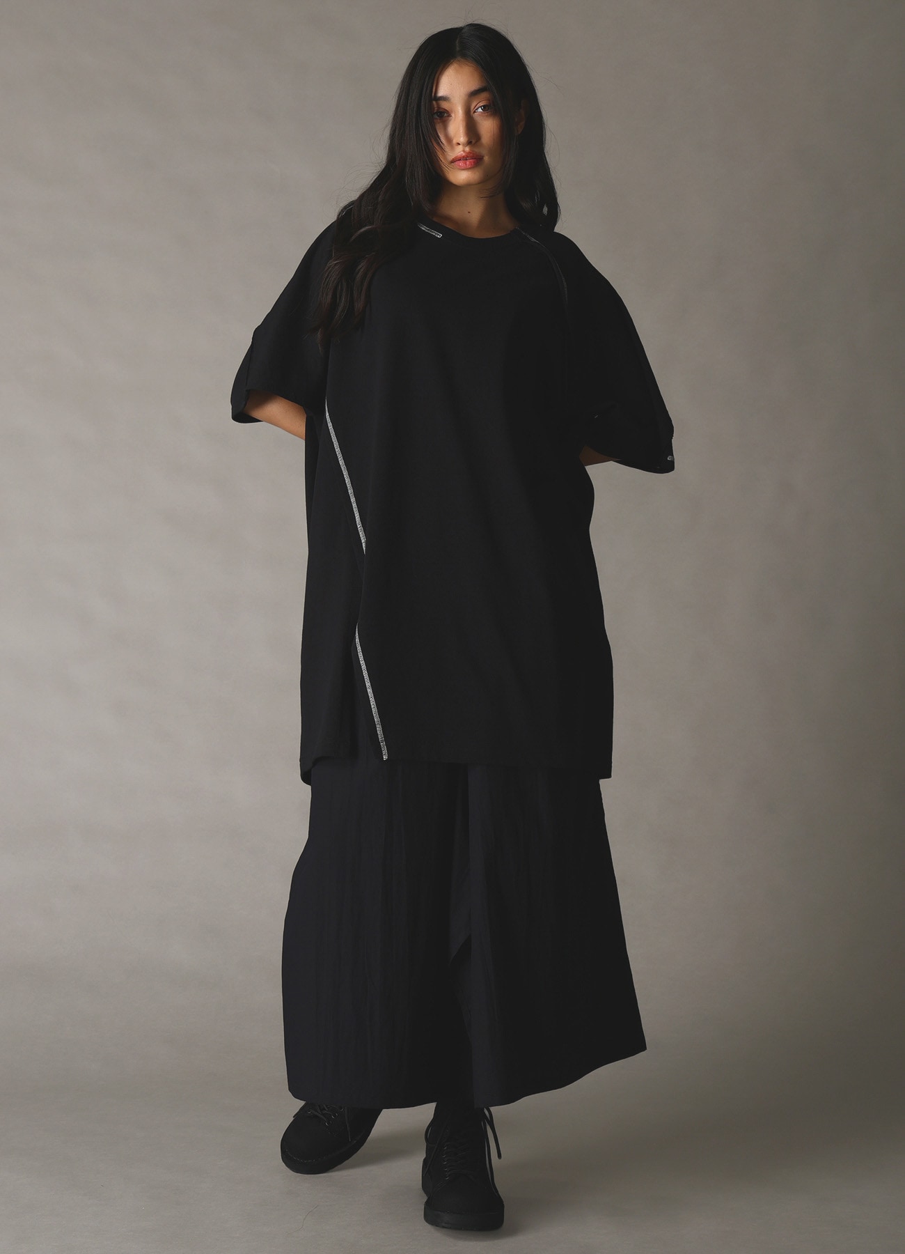 SLUB JERSEY RAGLAN SHORT-SLEEVE T-SHIRT