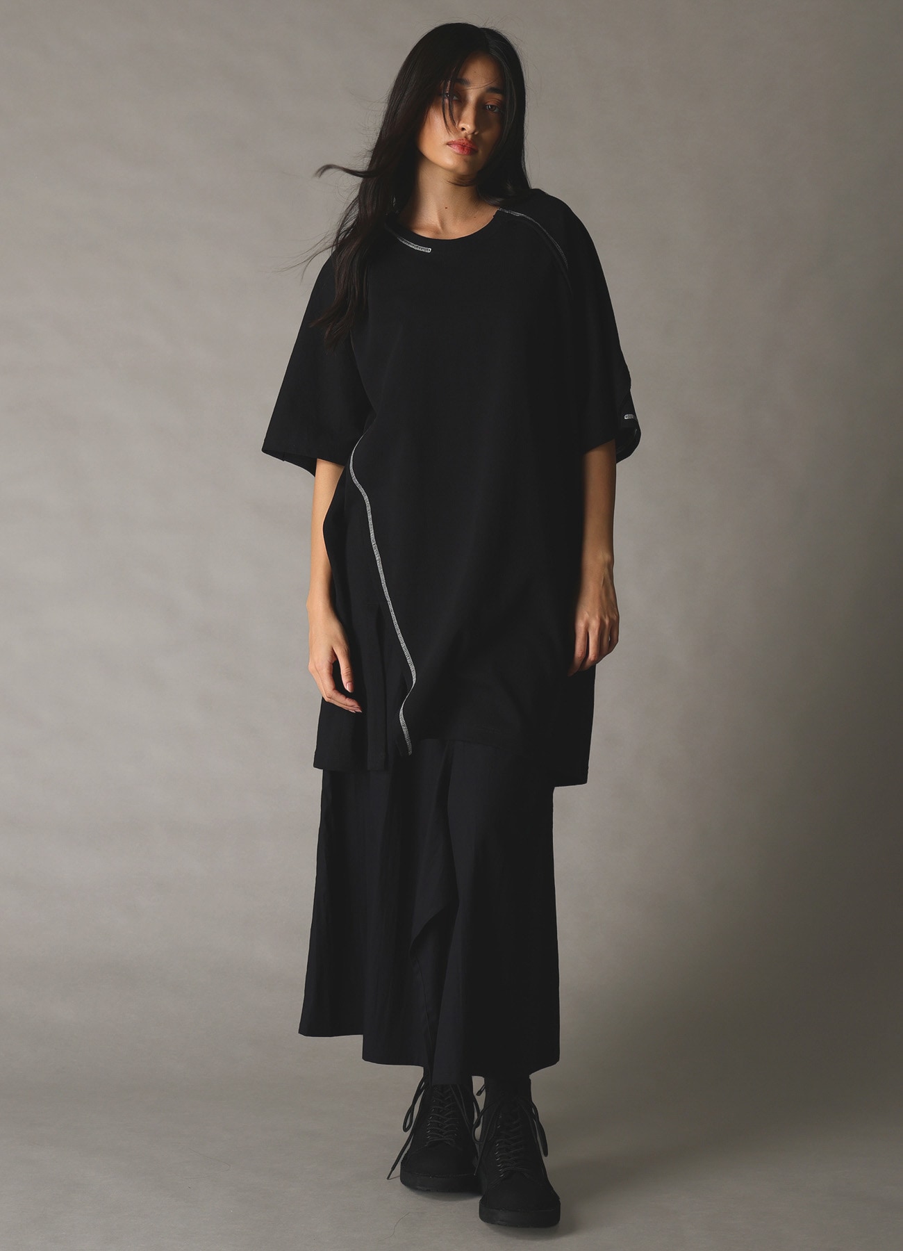 SLUB JERSEY RAGLAN SHORT-SLEEVE T-SHIRT