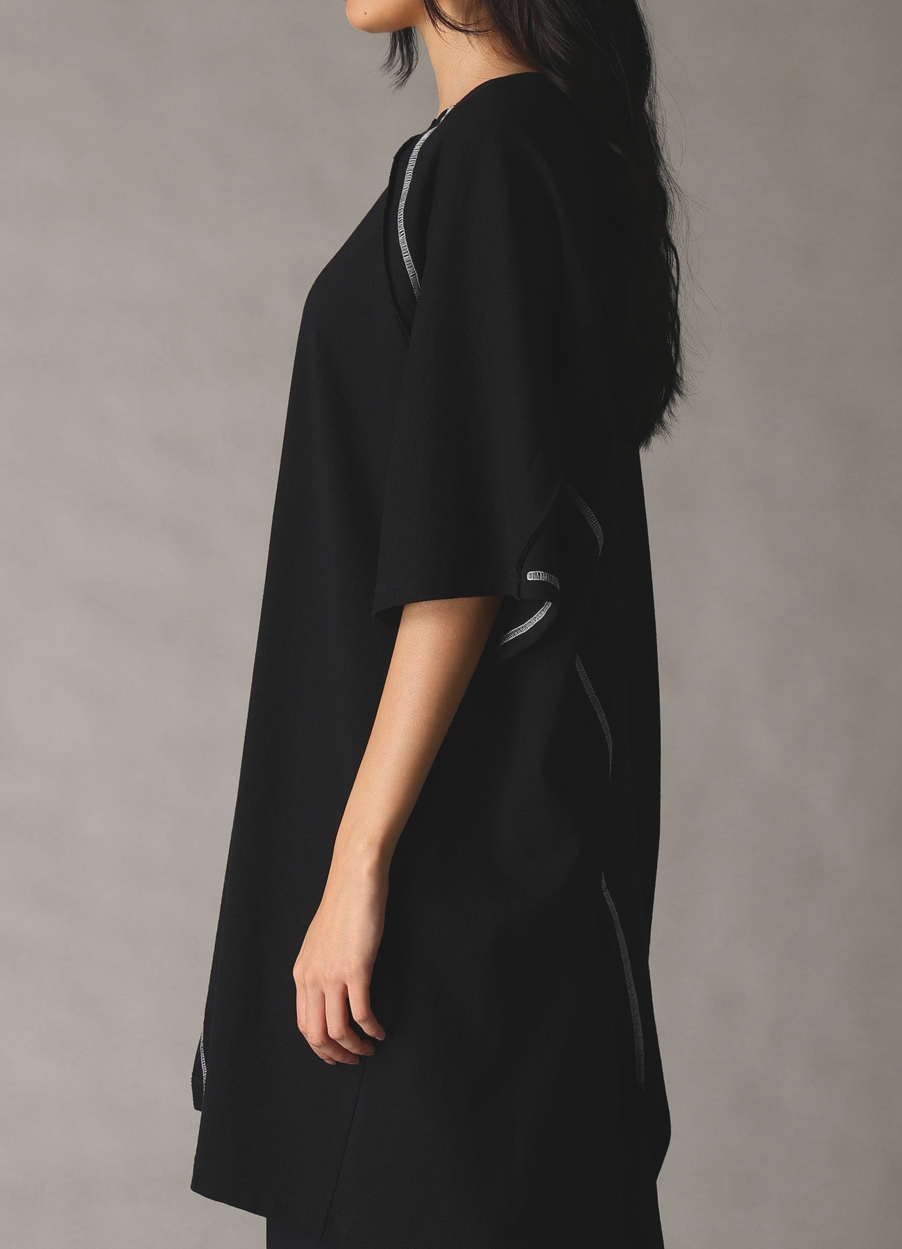 SLUB JERSEY RAGLAN SHORT-SLEEVE T-SHIRT