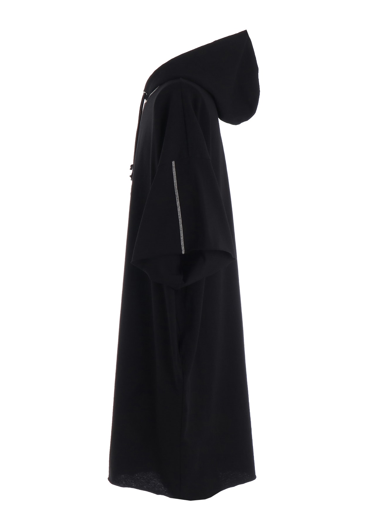 SLUB JERSEY LONG HOODIE WITH CHEST POCKET