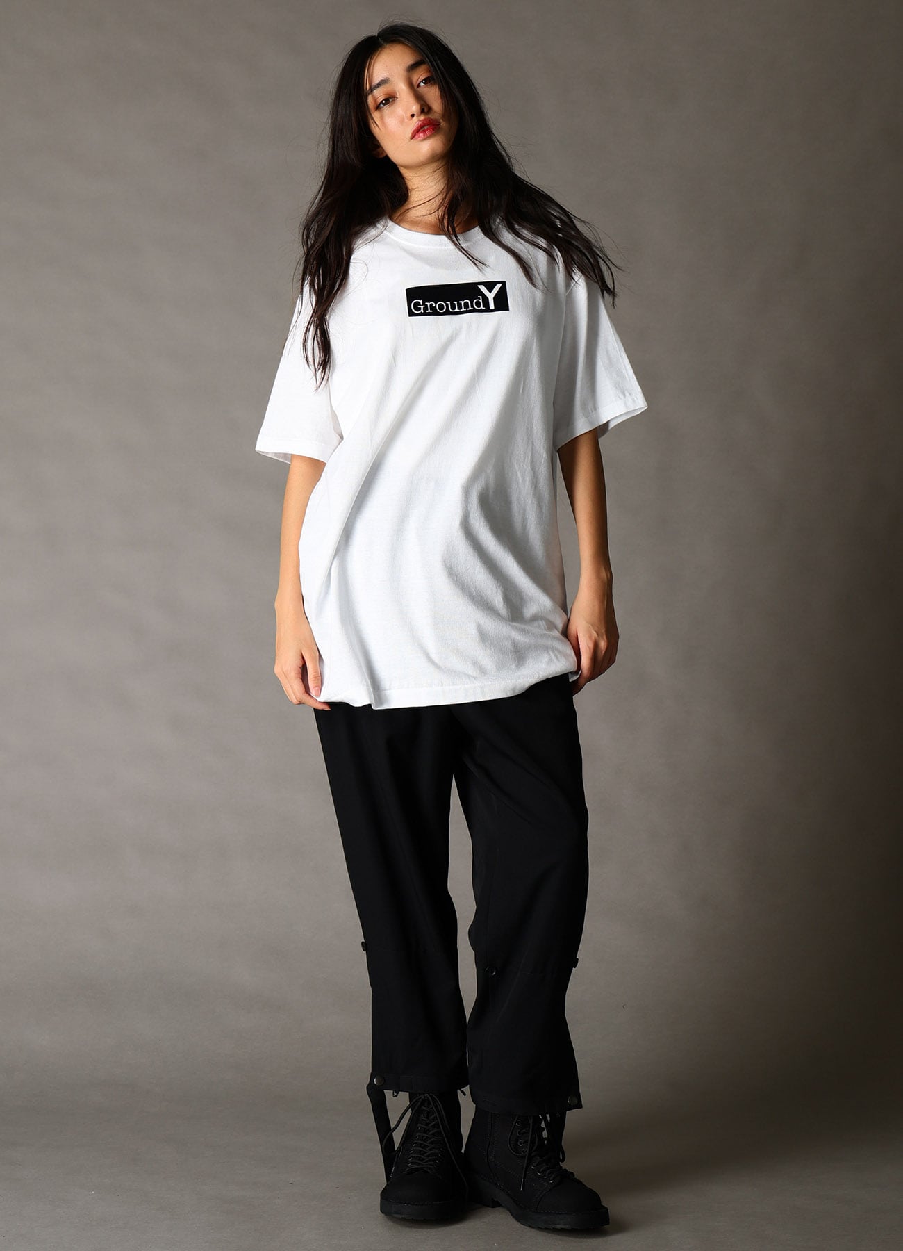 JERSEY FLOCKY BOX LOGO T-SHIRT