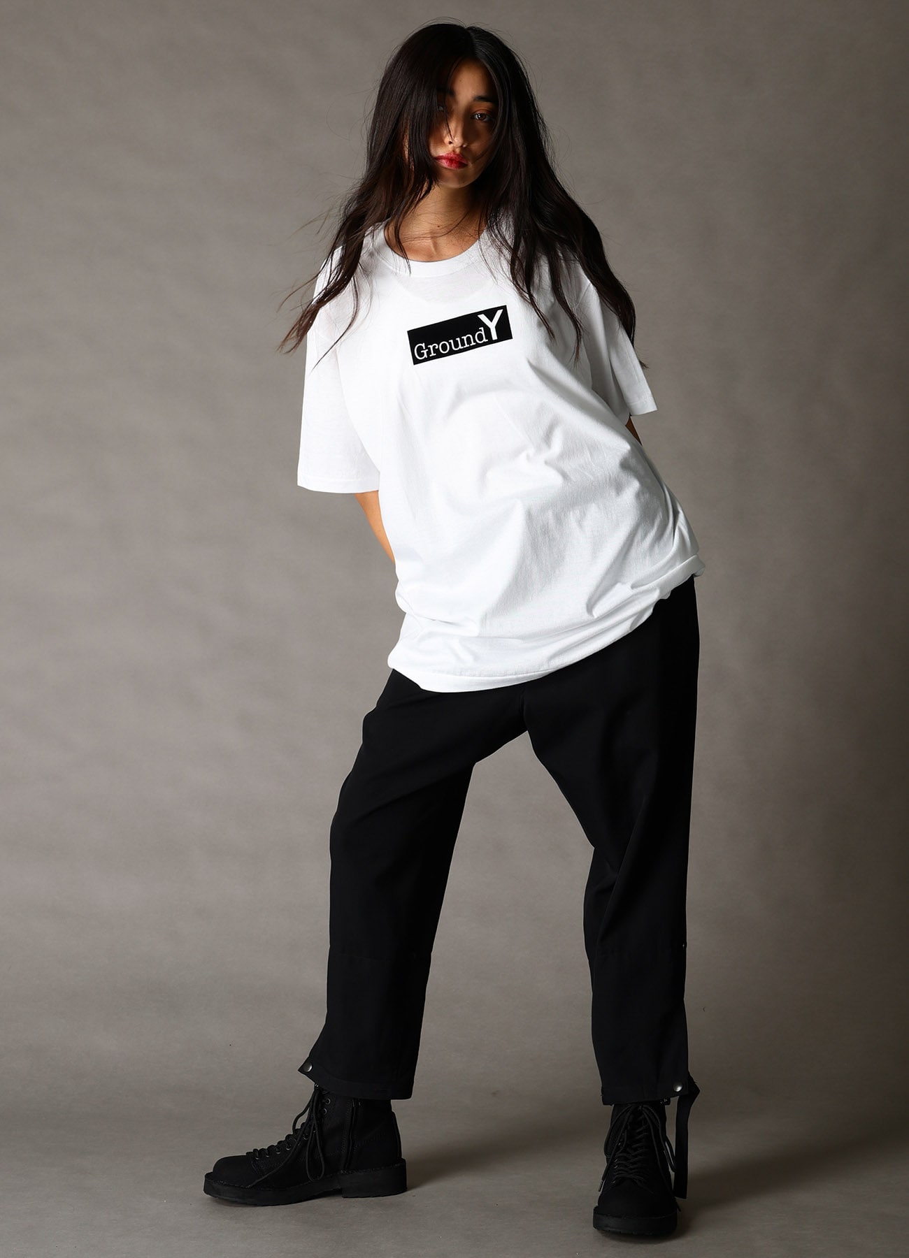 JERSEY FLOCKY BOX LOGO T-SHIRT