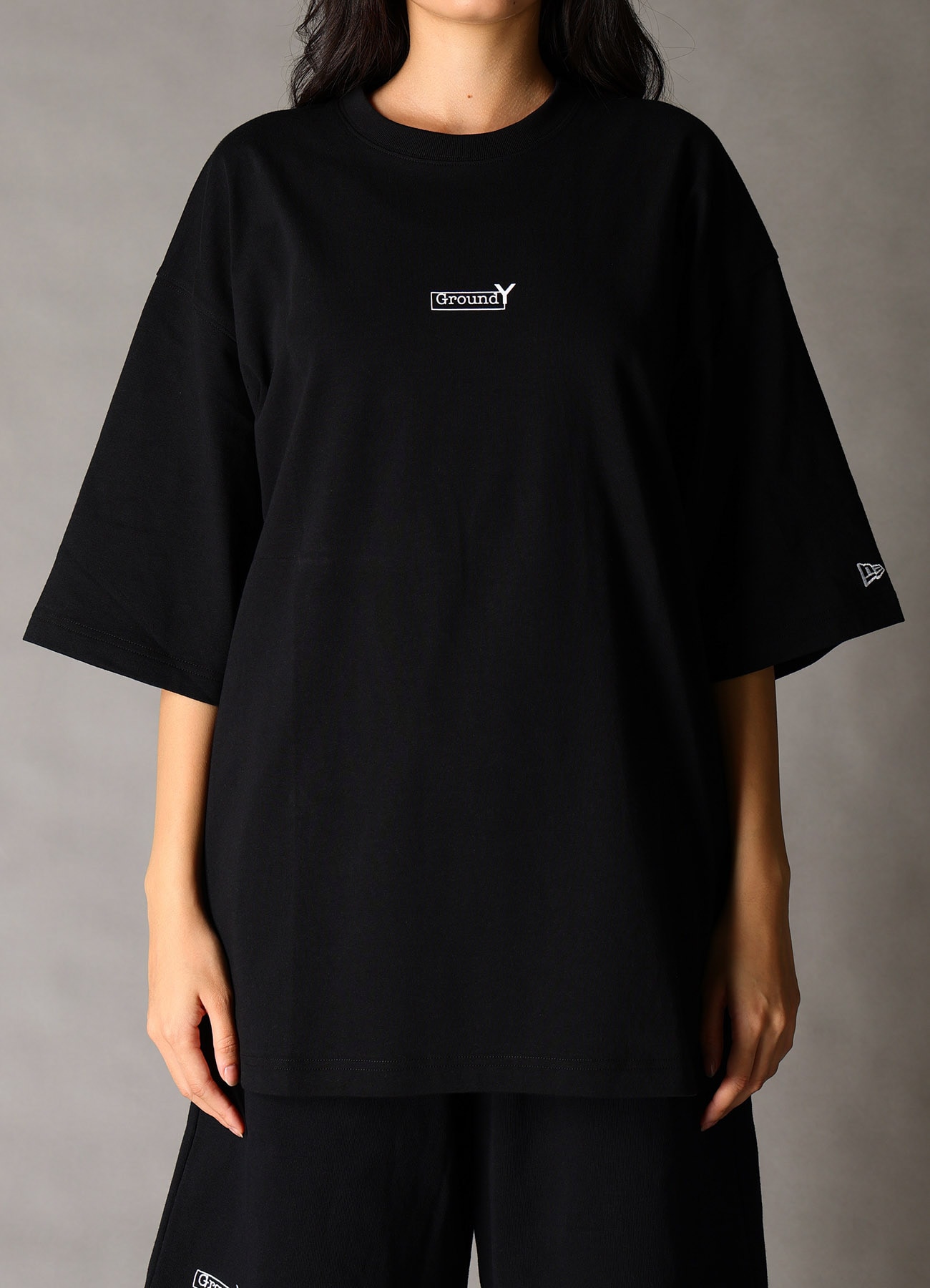 Ground Y×NEW ERA Ground Y BOX LOGO SHORT SLEEVE T