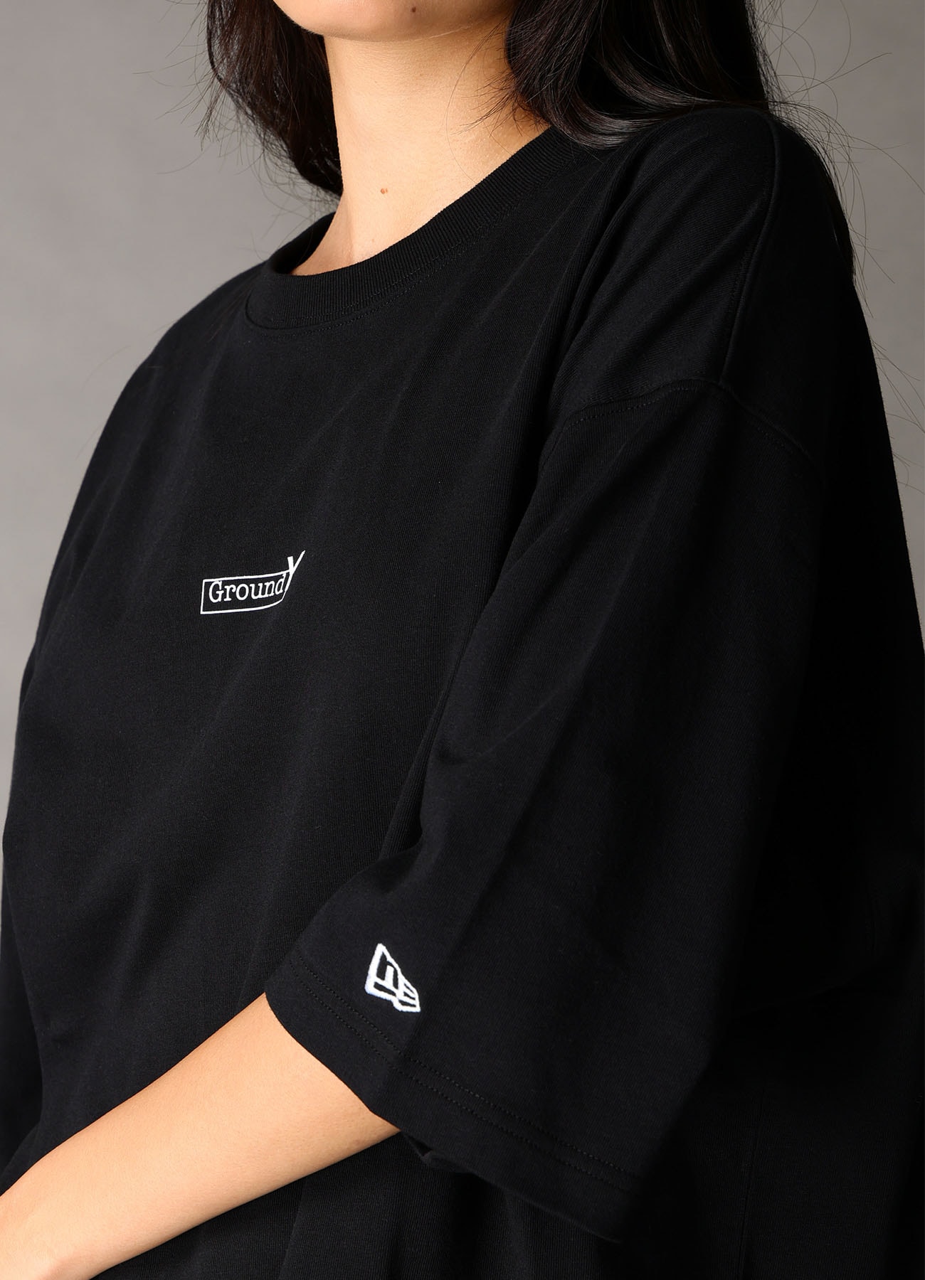 Ground Y×NEW ERA Ground Y BOX LOGO SHORT SLEEVE T