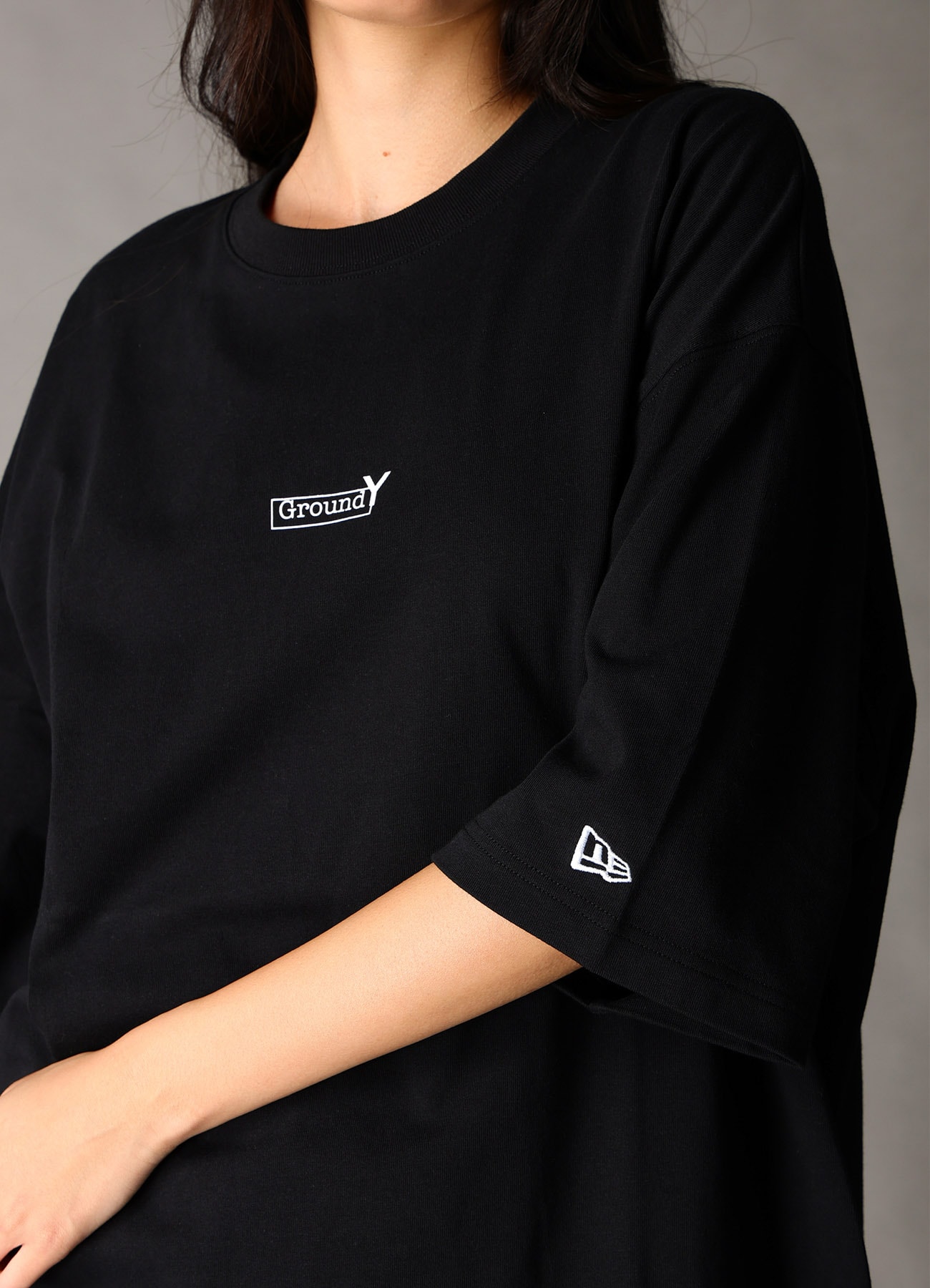 Ground Y×NEW ERA Ground Y BOX LOGO SHORT SLEEVE T