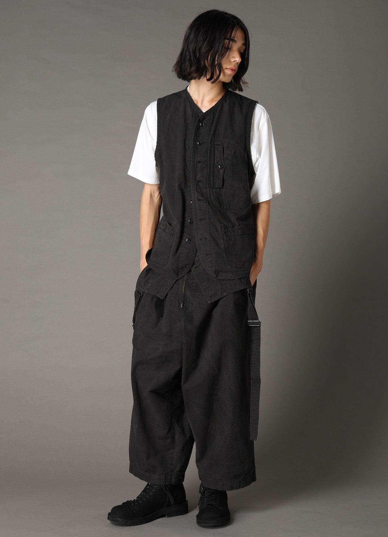 COTTON RIP PRODUCT PIGMENT DYED PIPING VEST