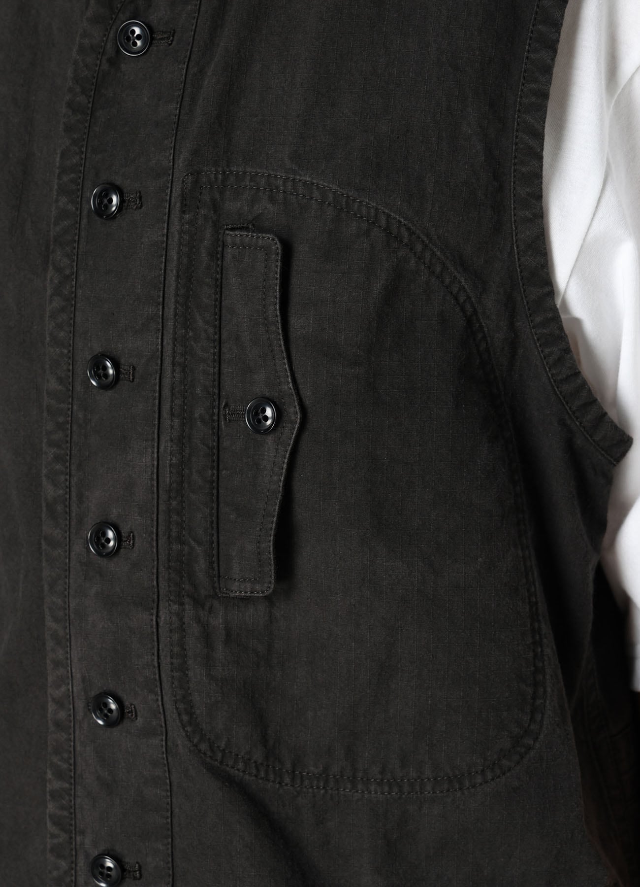 COTTON RIP PRODUCT PIGMENT DYED PIPING VEST