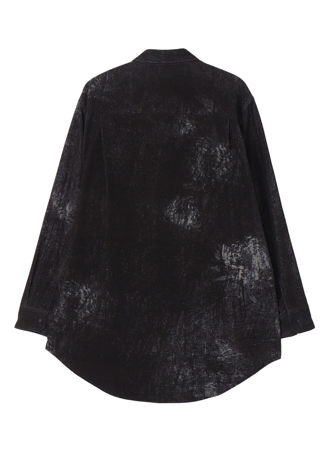 NARROW RIBS CORDUROY OPEN ZIP STANDARD BIG SHIRT