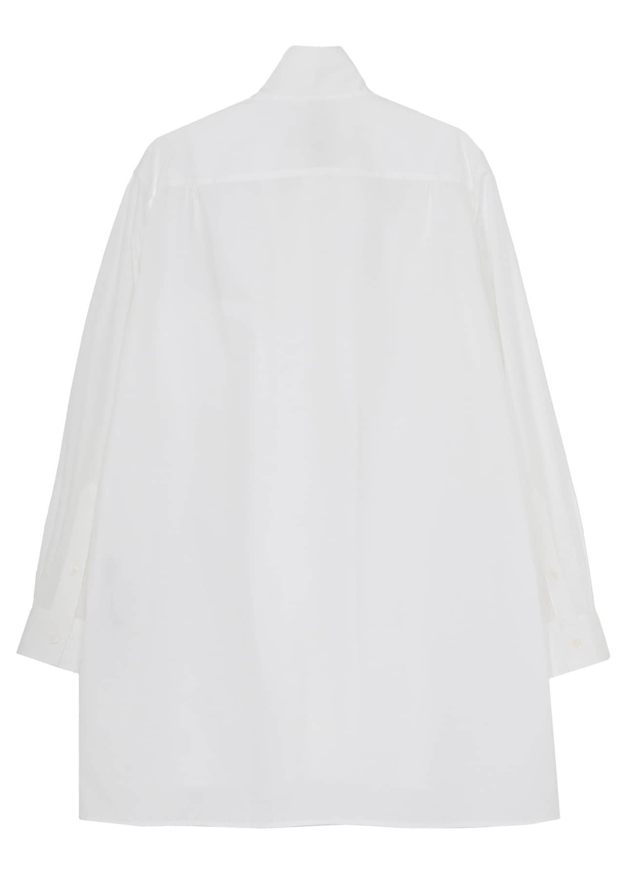 COTTON BROAD STAND COLLAR SHIRT