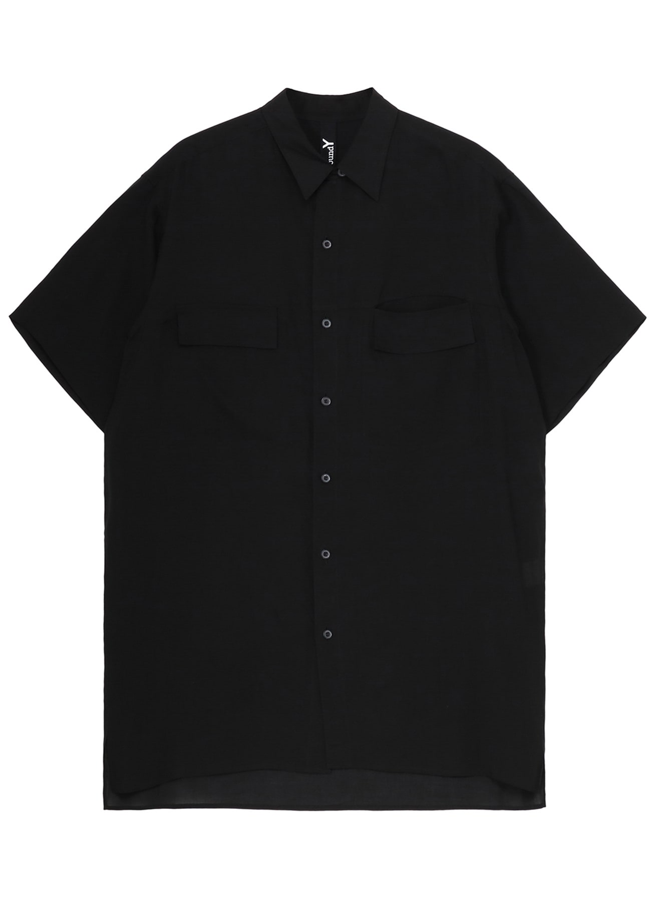 CELLULOSE LAWN PARALLEL PANEL FLAP SHORT SLEEVED SH