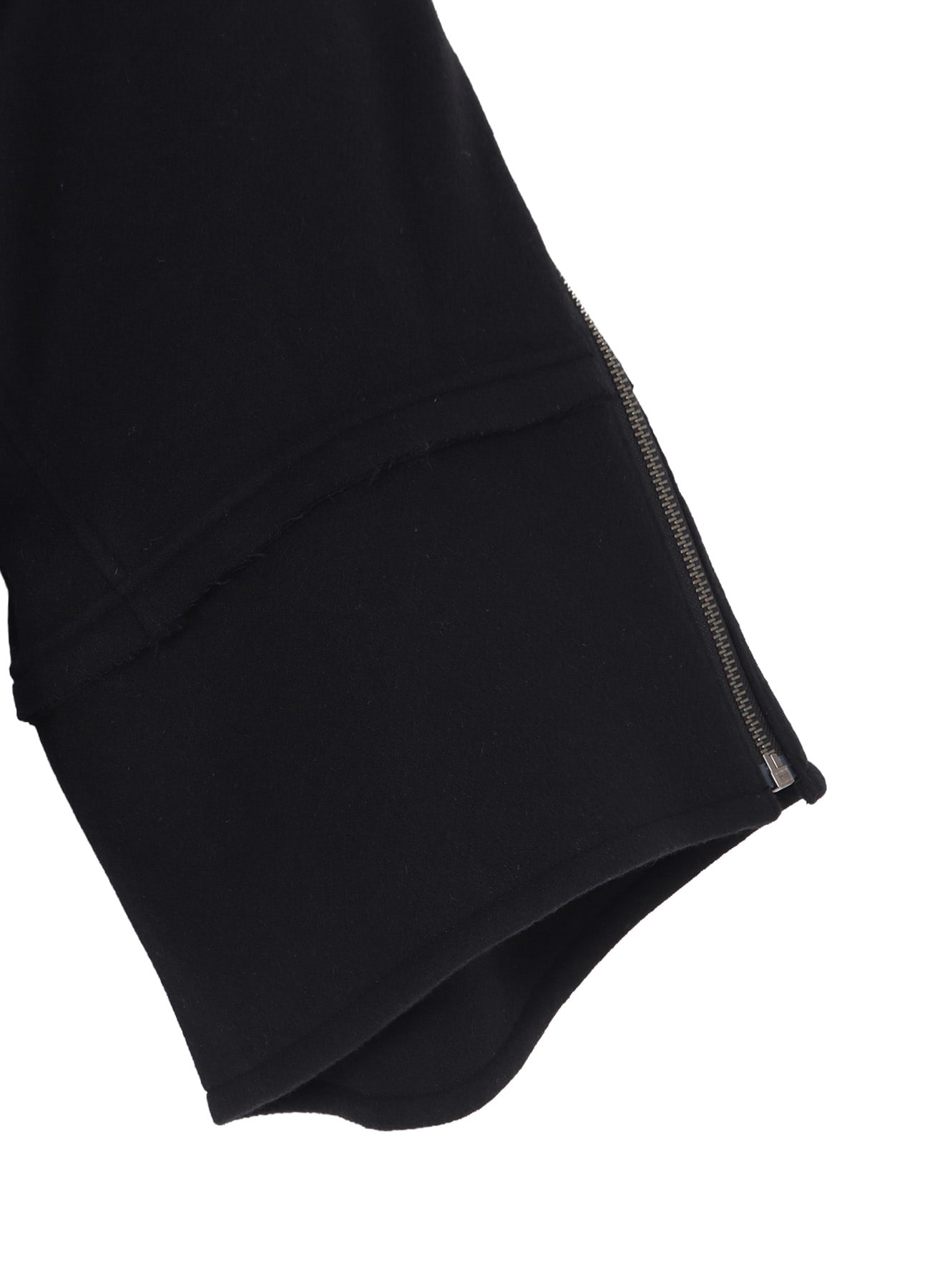 DOUBLE WEAVE MELTON SHORT LENGTH BIG SLEEVE DOUBLE COAT