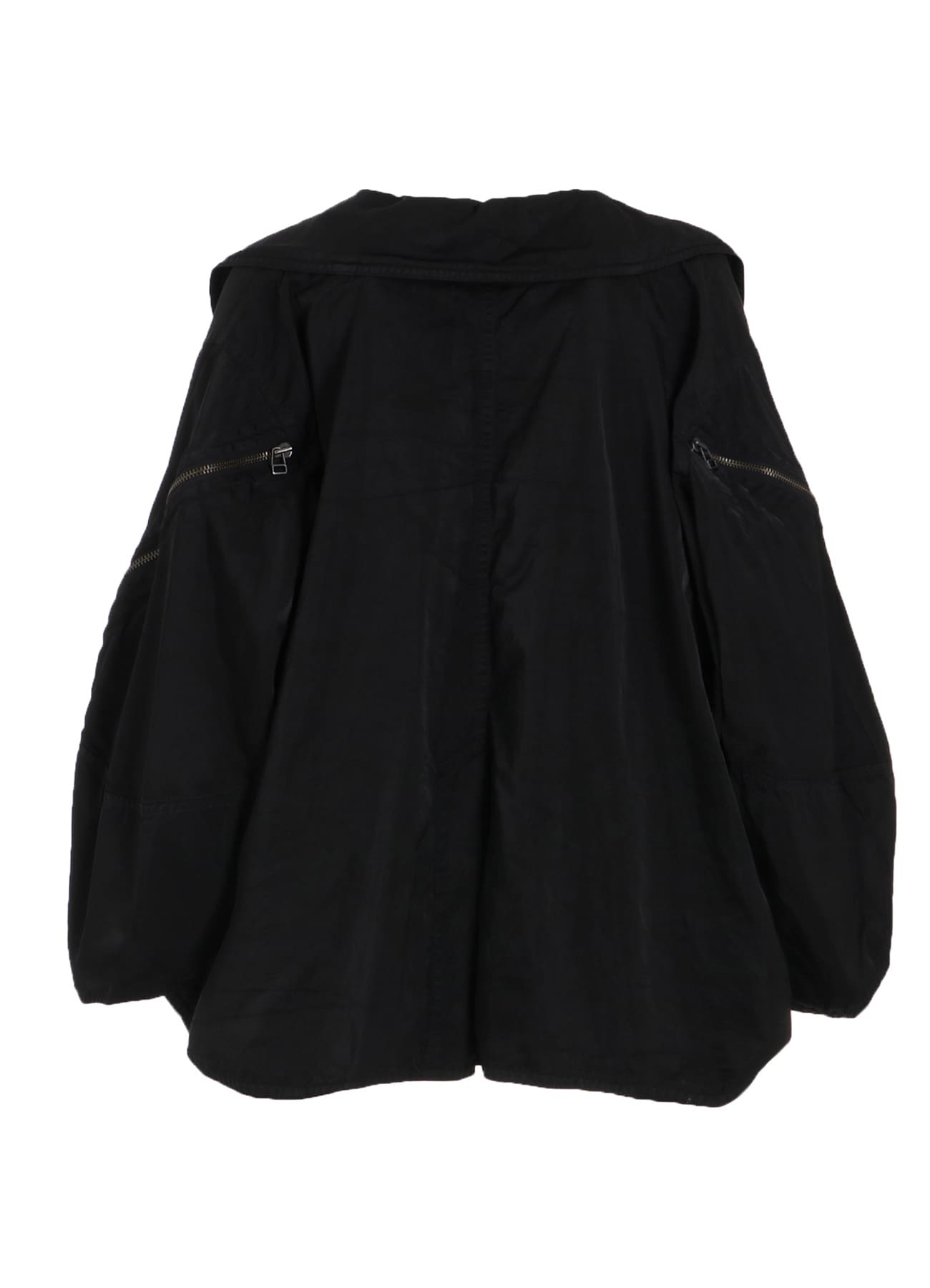 PRODUCT DYED NYLON TEILL+POLYESTER TAFTA SHORT LENGTH BIG SLEEVE DOUBLE COAT