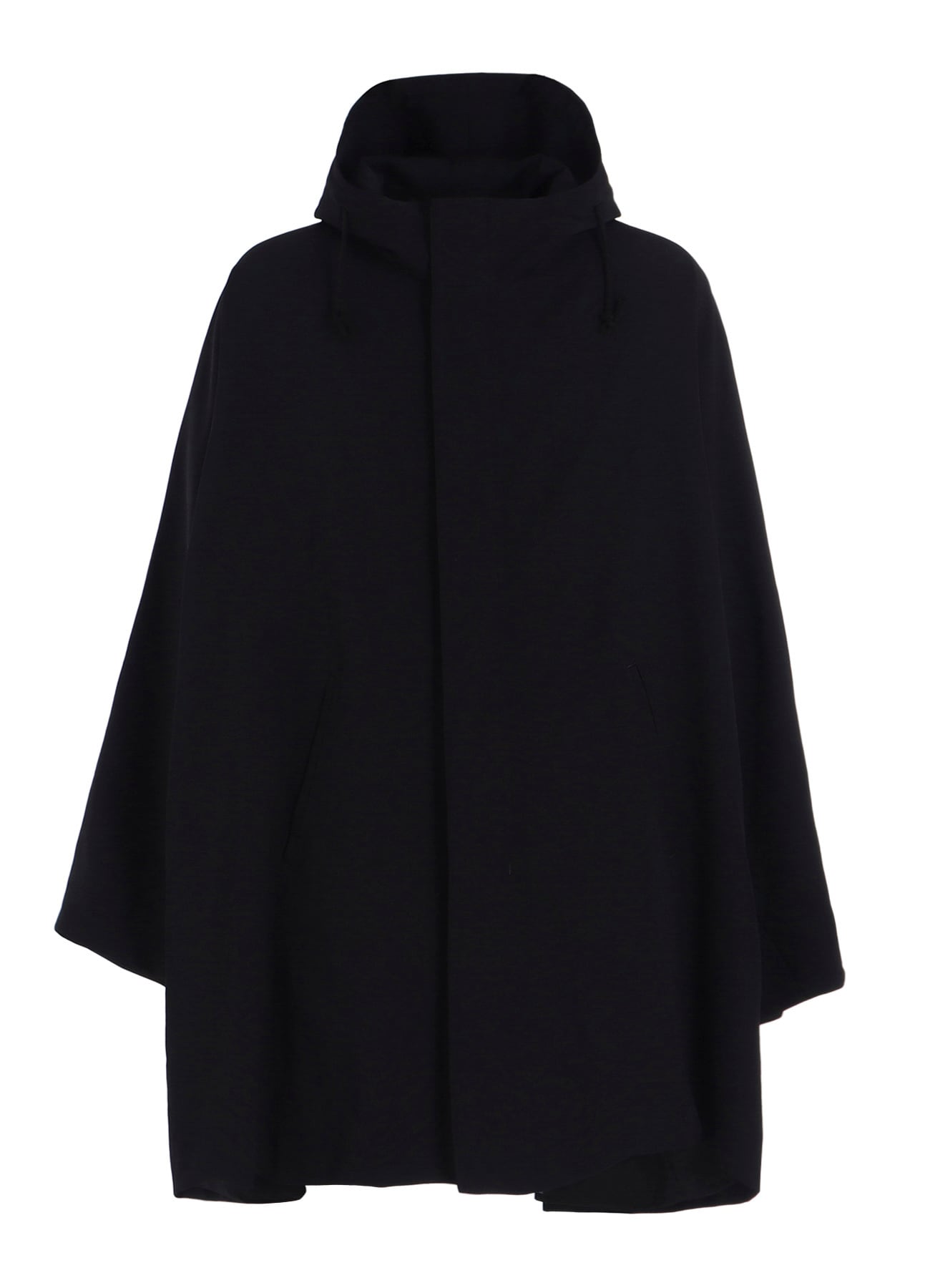 W/GABARDINE FRONT OPEN PONCHO COAT