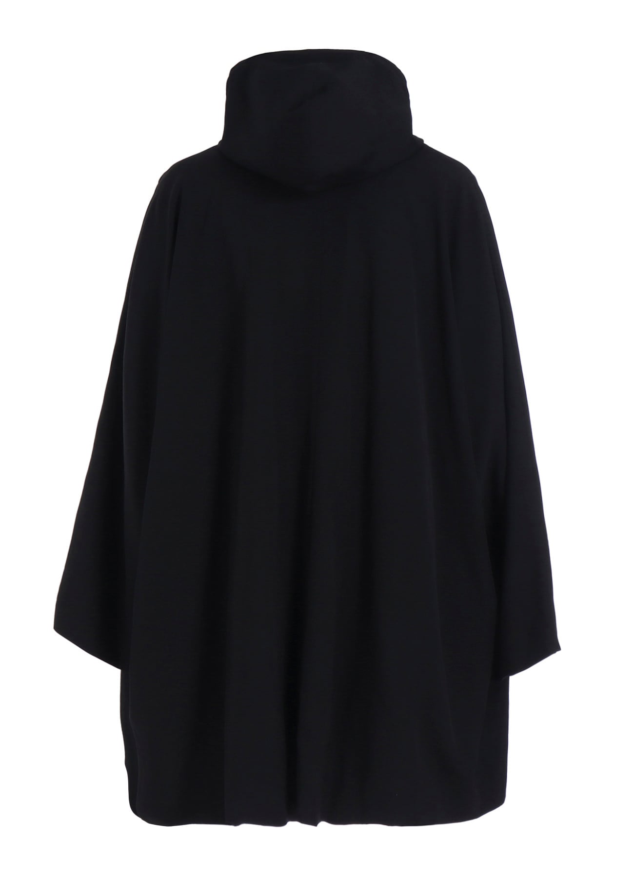 W/GABARDINE FRONT OPEN PONCHO COAT