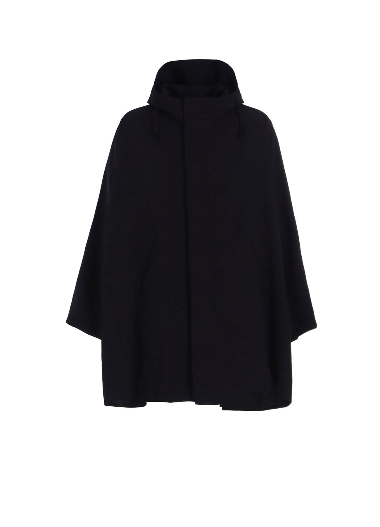 W/GABARDINE FRONT OPEN PONCHO COAT