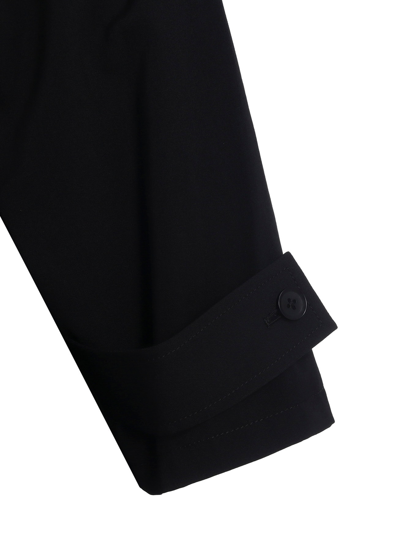 W/GABARDINE OUT POCKET LONG COAT