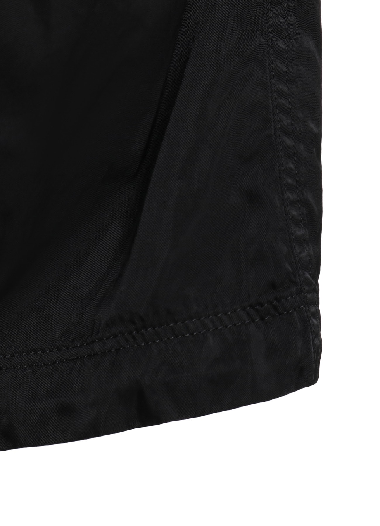 PRODUCT DYED NYLON TEILL+POLYESTER TAFTA HIGH NECK HOODED MODS COAT