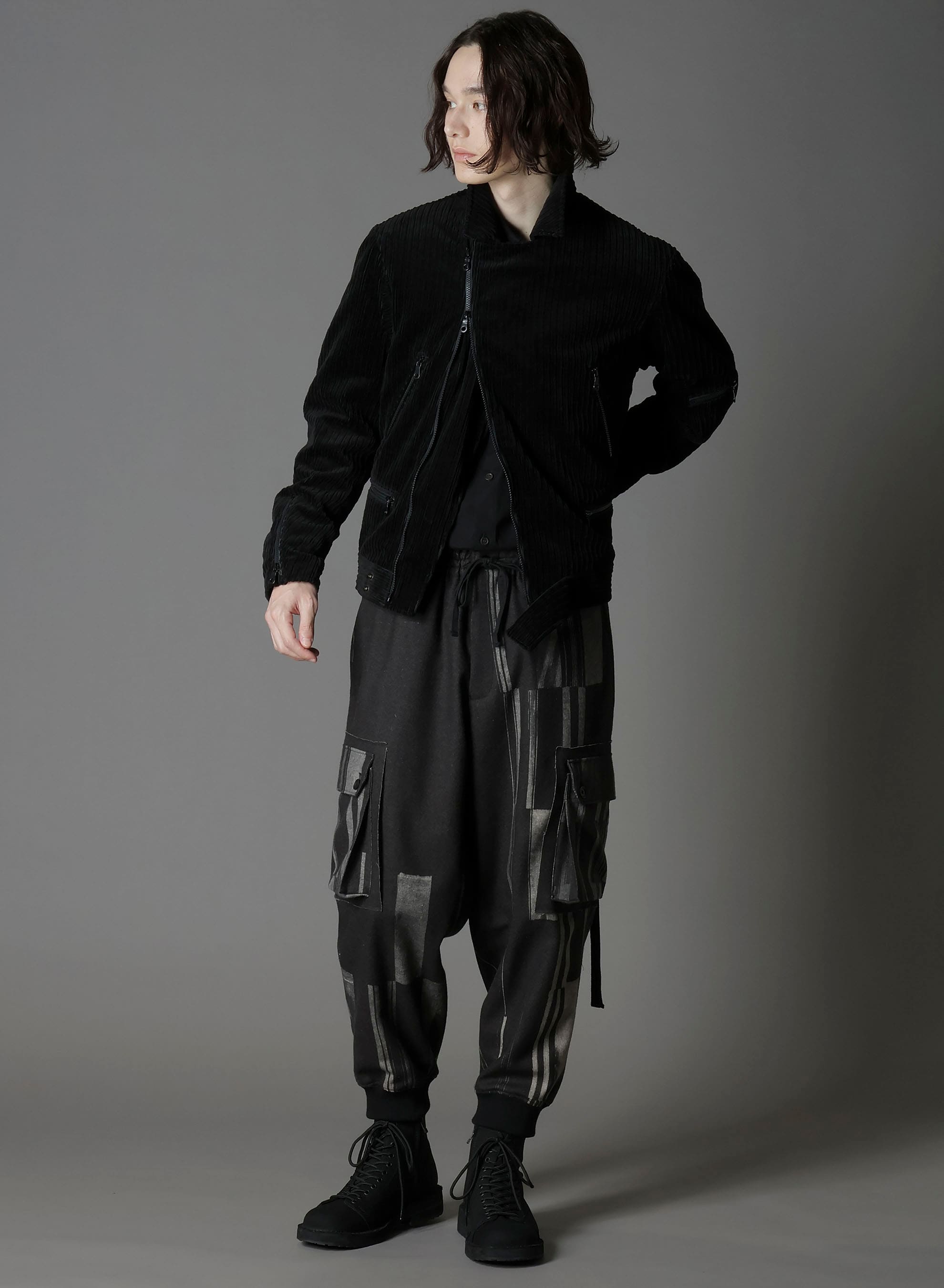 PAIR CORDUROY AIR TURNING RIDERS JACKET