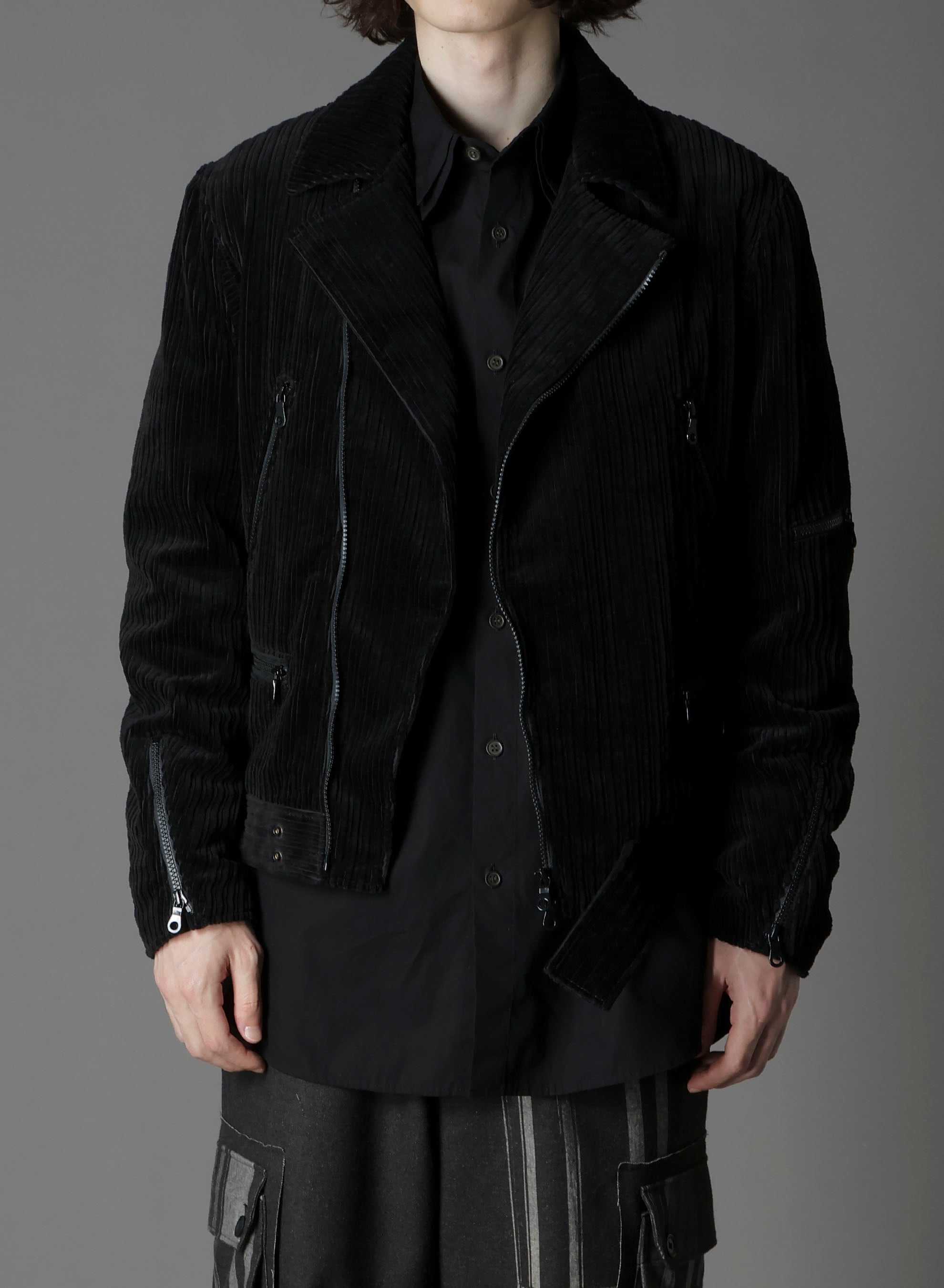 PAIR CORDUROY AIR TURNING RIDERS JACKET