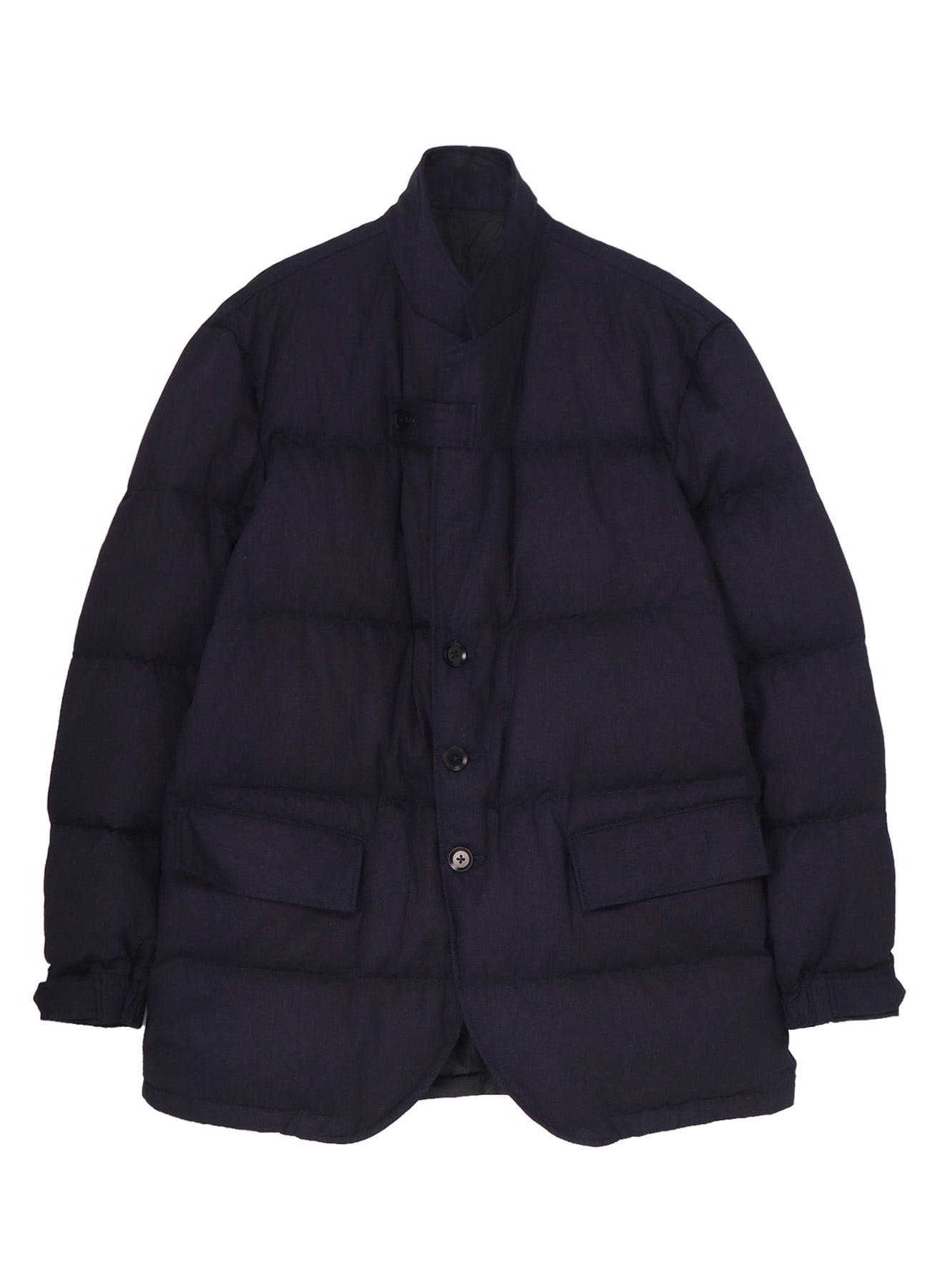IND TWILL + NY TAFETTA DOWN JACKET(FREE SIZE Indigo x Black