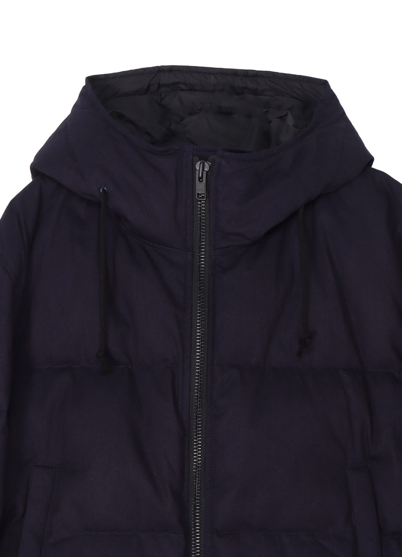 IND TWILL + NY TAFETTA DOWN HOODED BLOUSON(FREE SIZE Indigo x