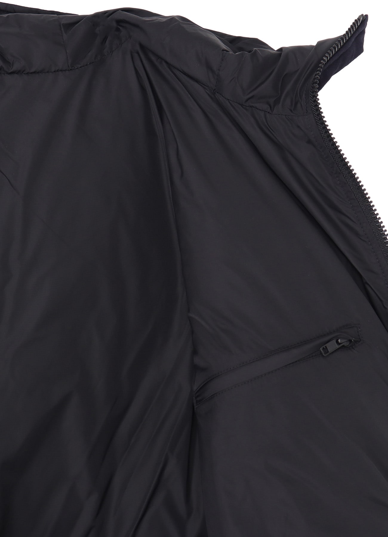 IND TWILL + NY TAFETTA DOWN HOODED BLOUSON(FREE SIZE Indigo x