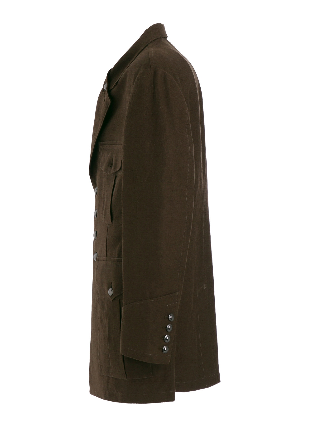 COTTON FLAX MOLESKIN BC BENTZ MILITARY JACKET