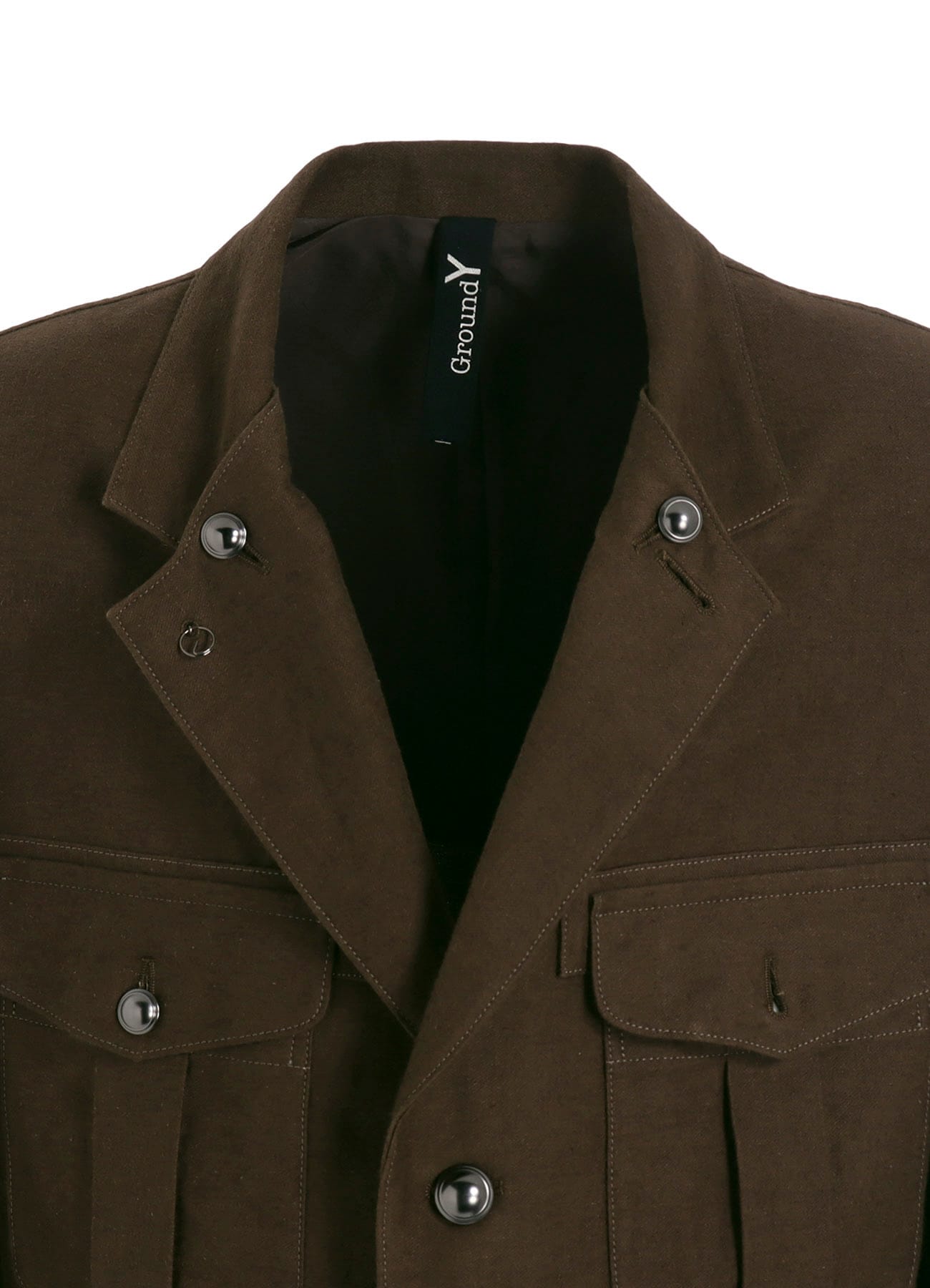 COTTON FLAX MOLESKIN BC BENTZ MILITARY JACKET