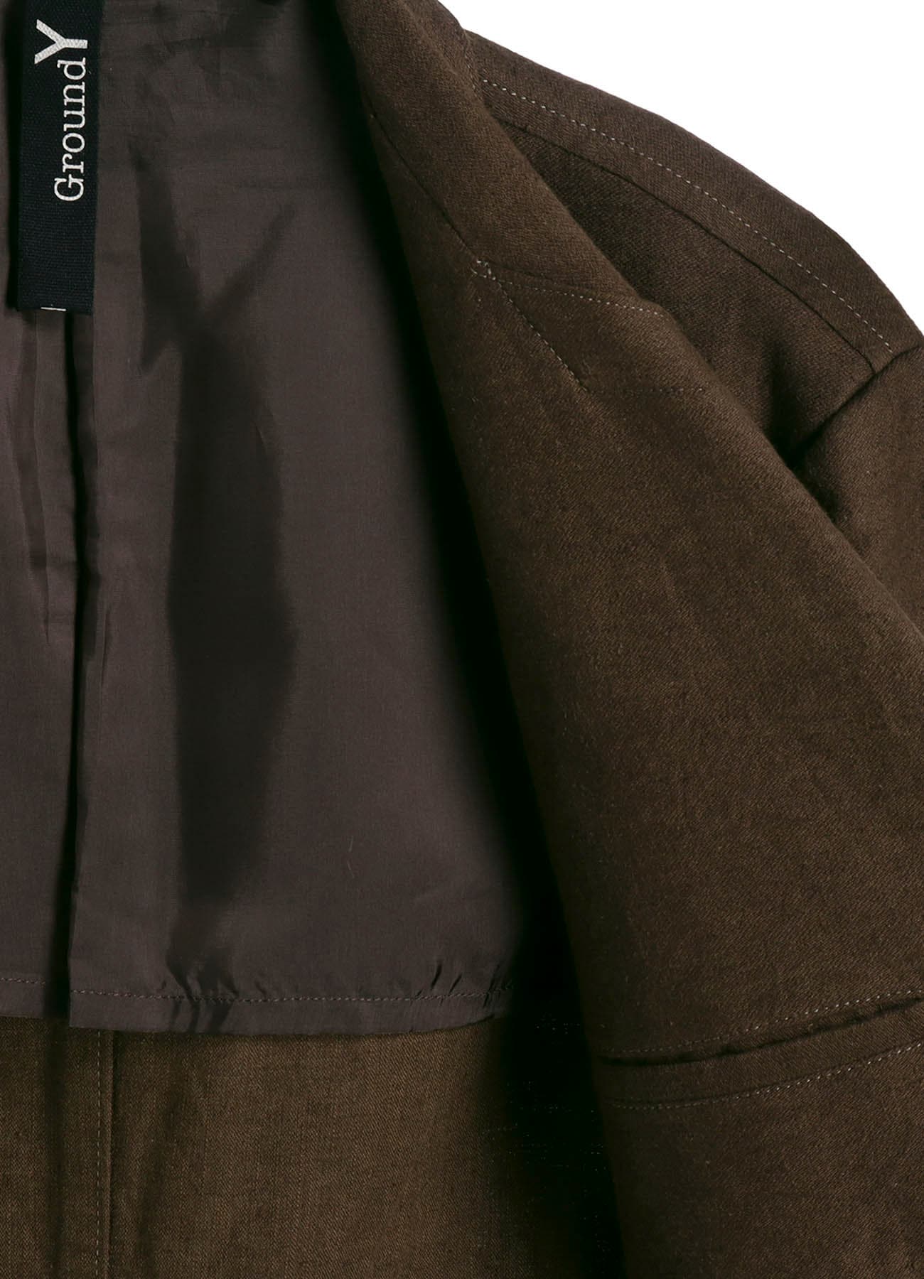 COTTON FLAX MOLESKIN BC BENTZ MILITARY JACKET