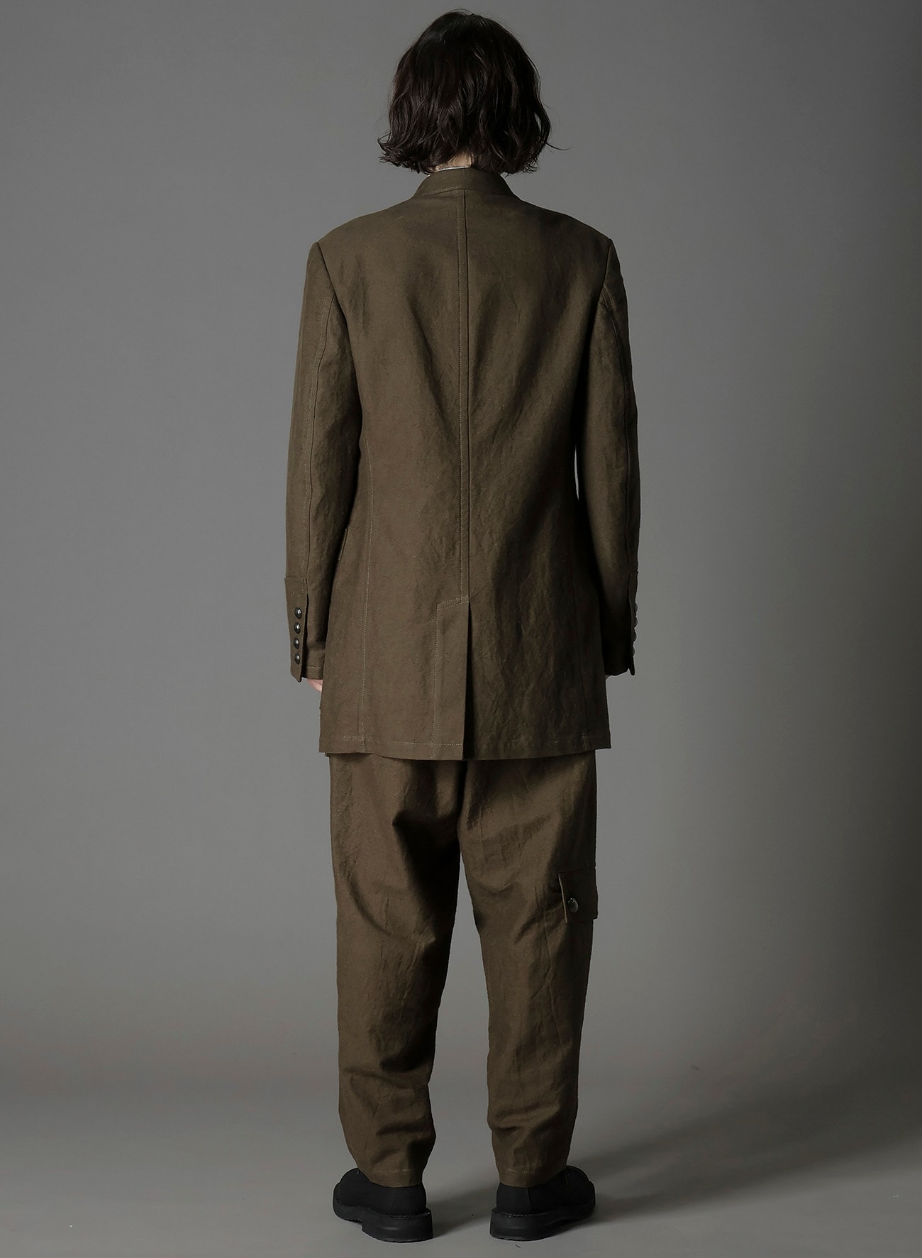 COTTON FLAX MOLESKIN BC BENTZ MILITARY JACKET