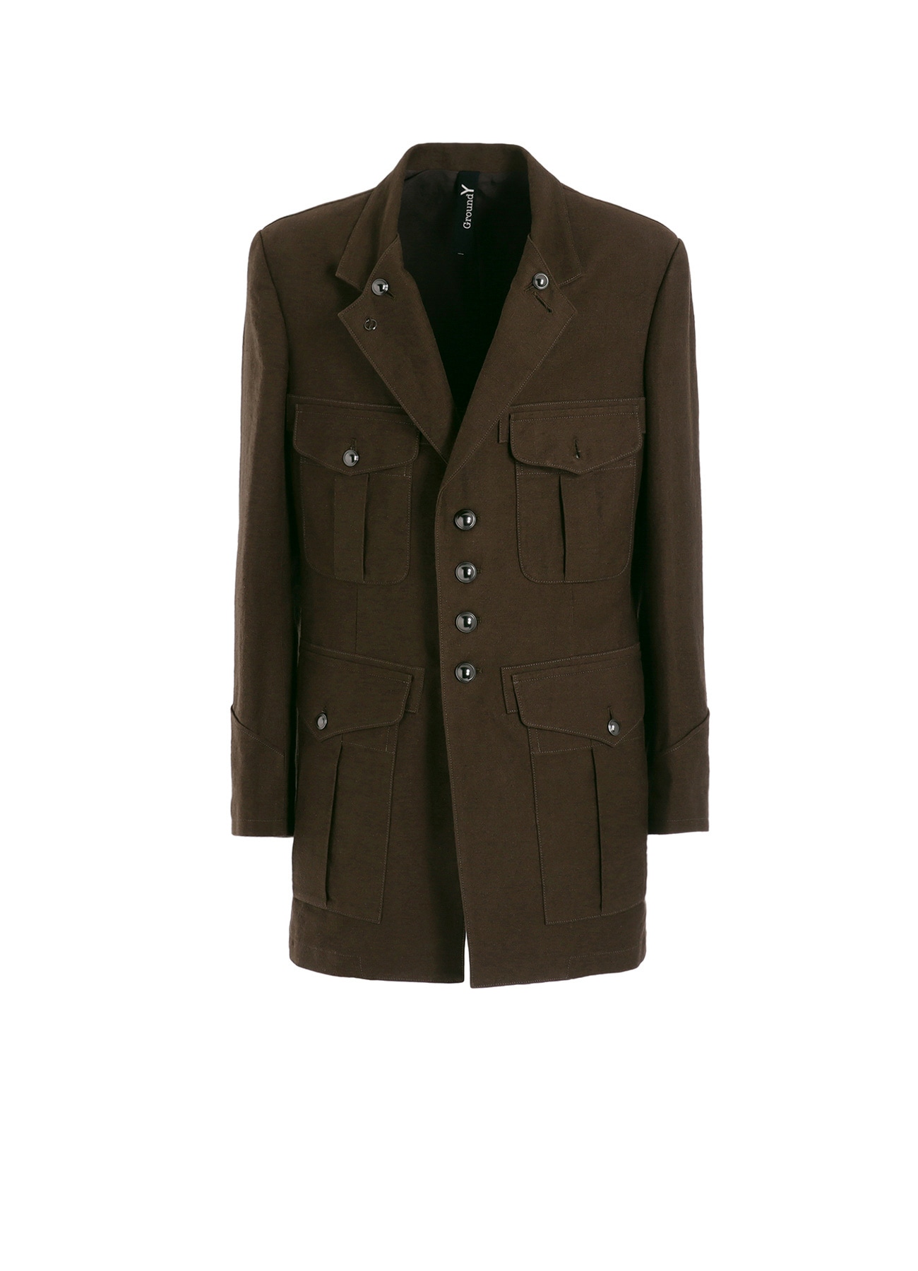 COTTON FLAX MOLESKIN BC BENTZ MILITARY JACKET