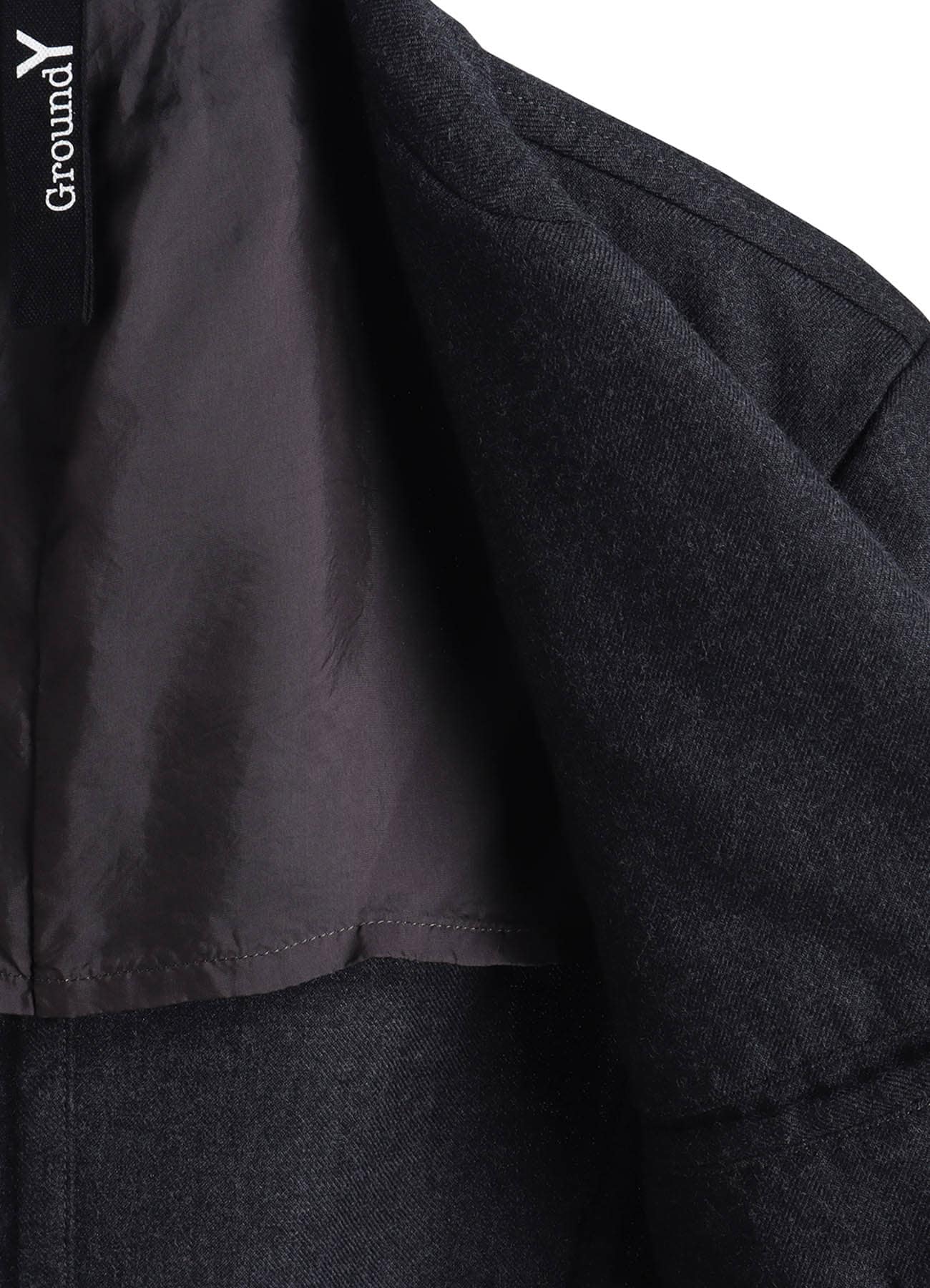 W.TA SAXONY MILITARY BACK PLEATS JACKET