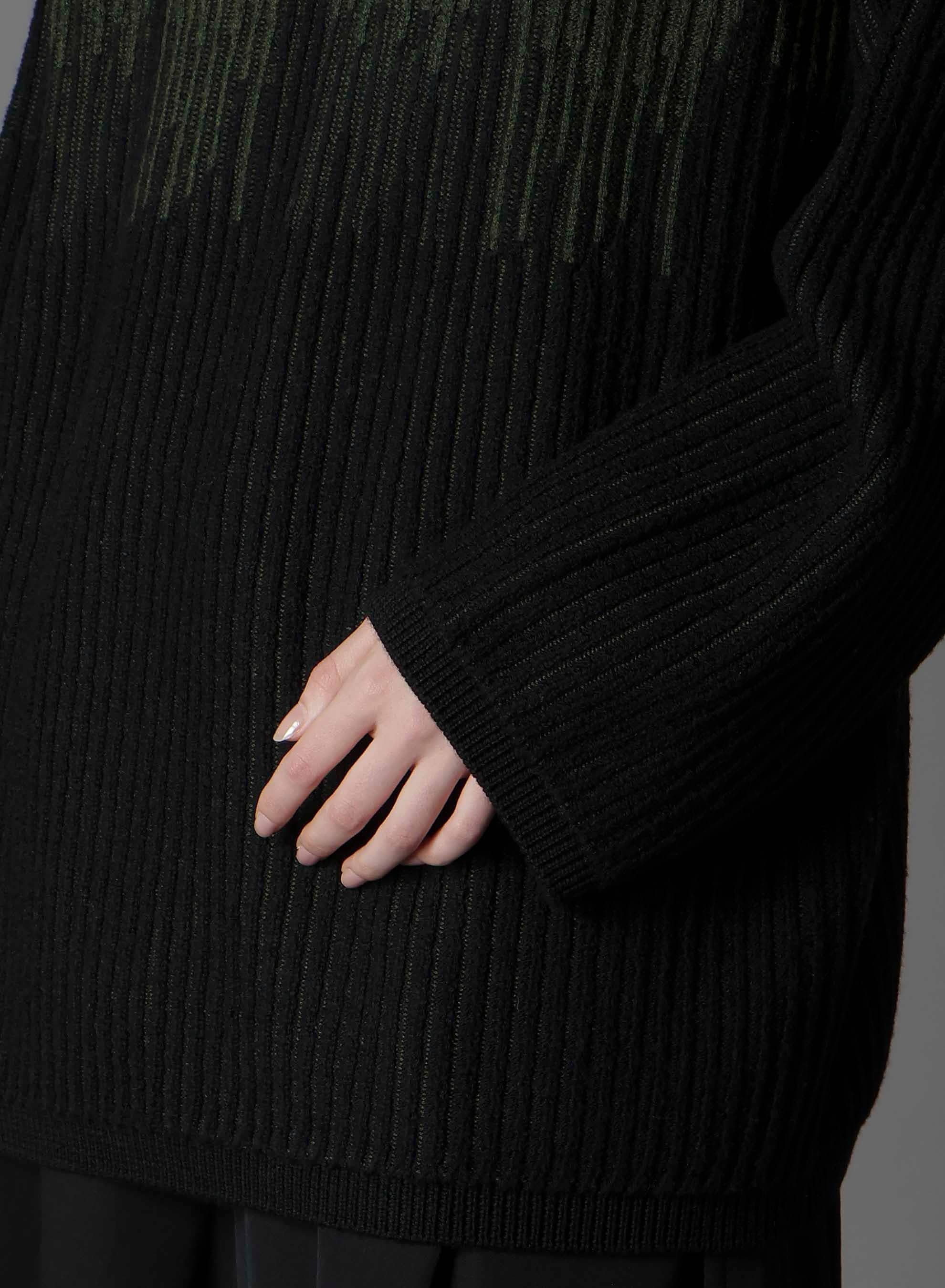 EXFINE MERINO WOOL KNITTING JQ PULL OVER