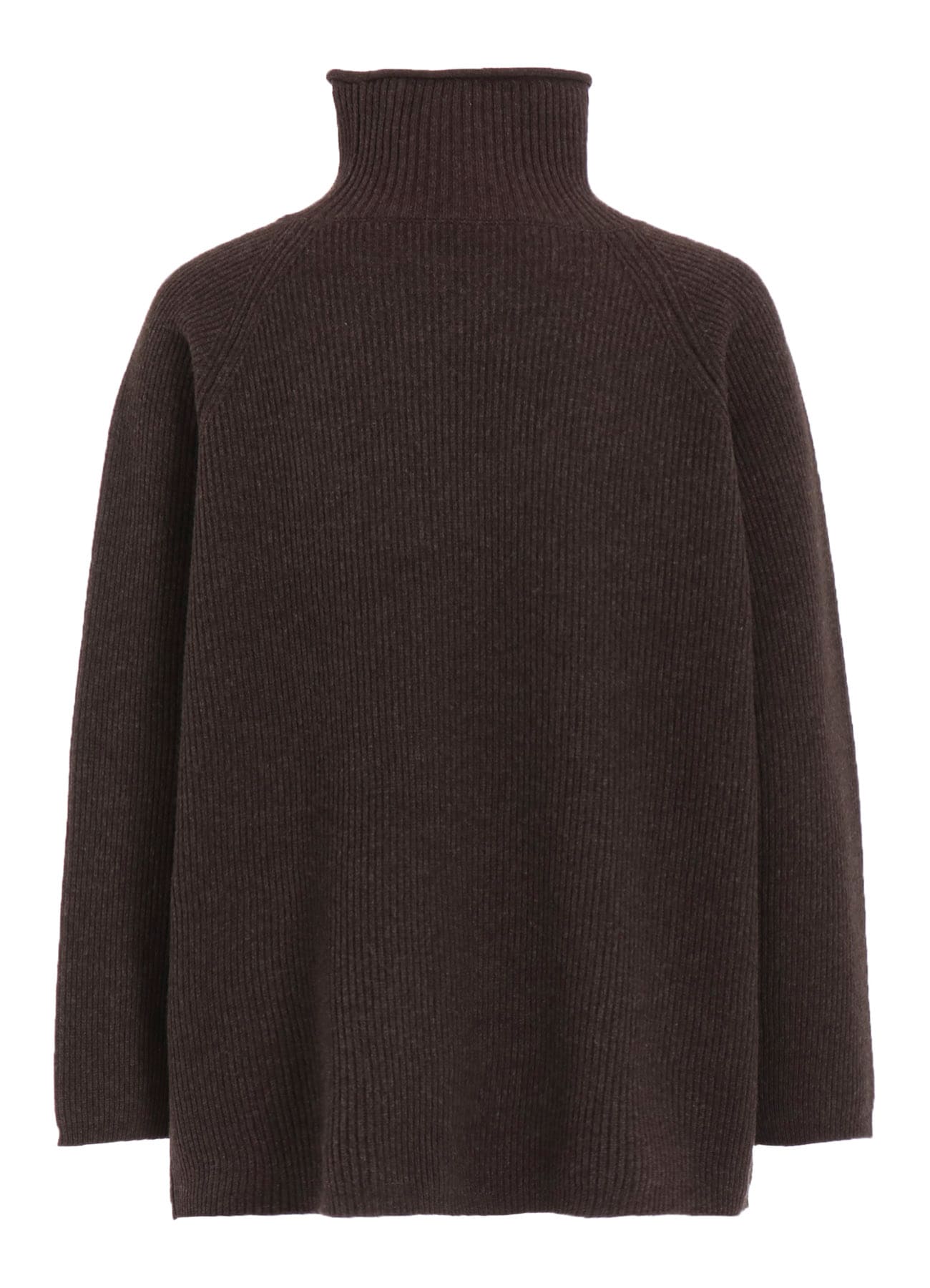 FINE MERINO WOOL RAGLAN TURTLE NECK